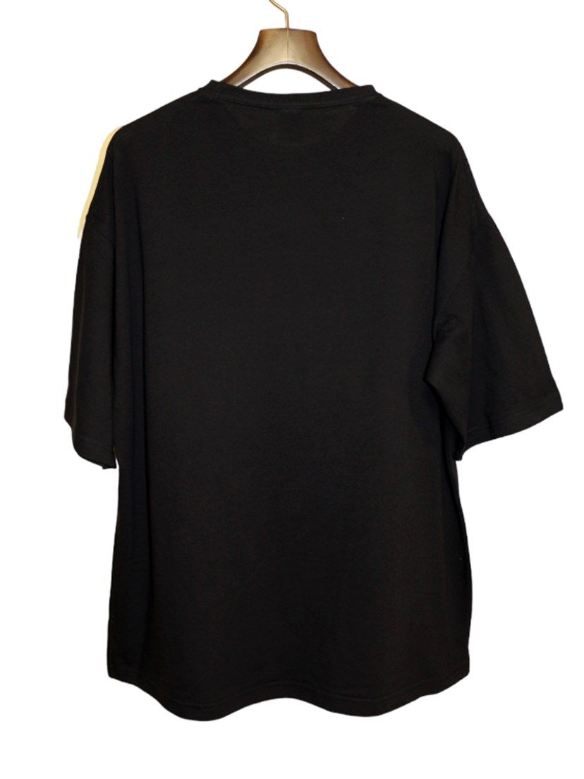 LINE BIG-Tee / ビックTシャツ / ブラック 【ys Yuji SUGENO】