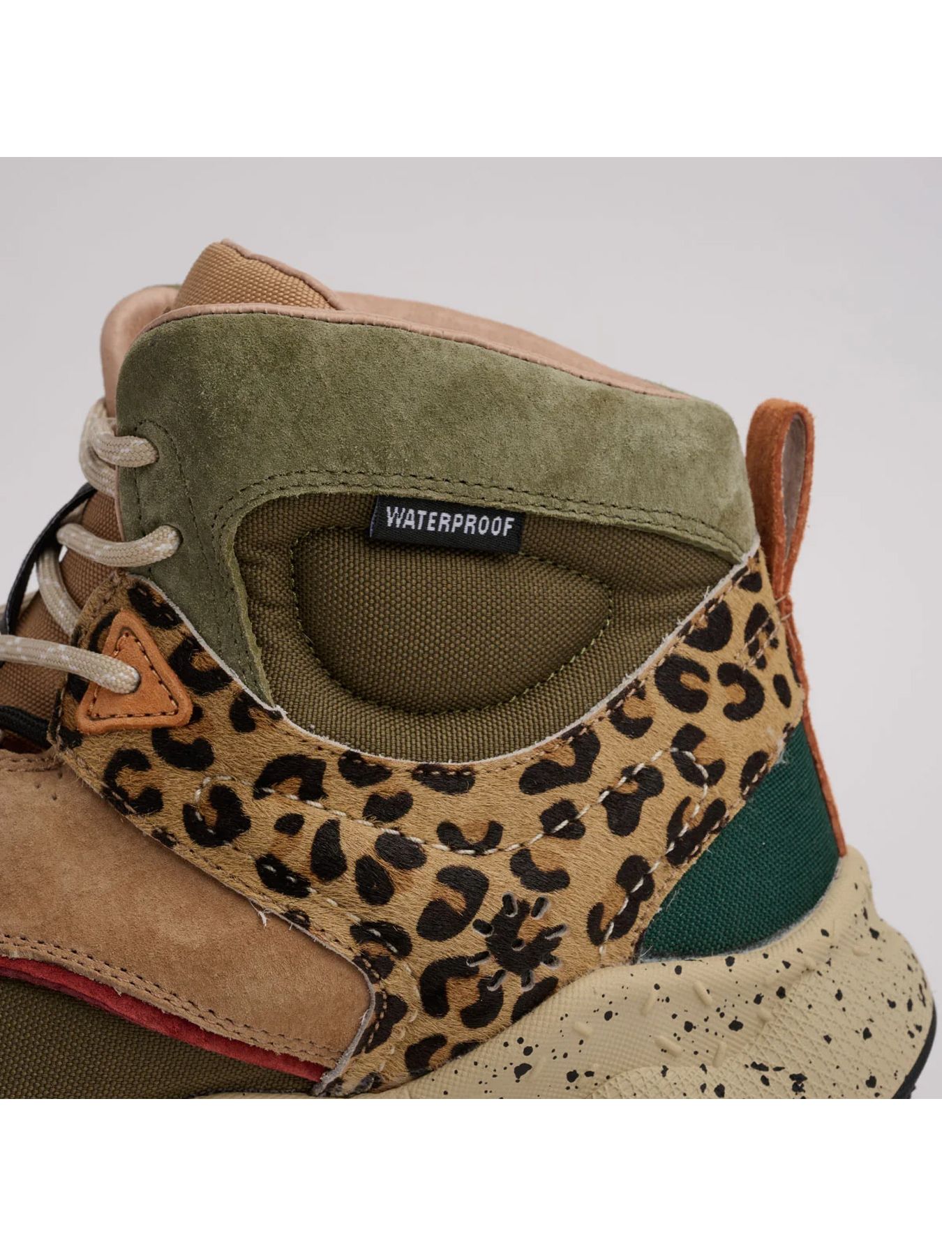 【プレミアムセレクト】BACK COUNTRY HI / ハイカットスニーカー / Camel-Khaki-Leopars / FM66H-1-025
