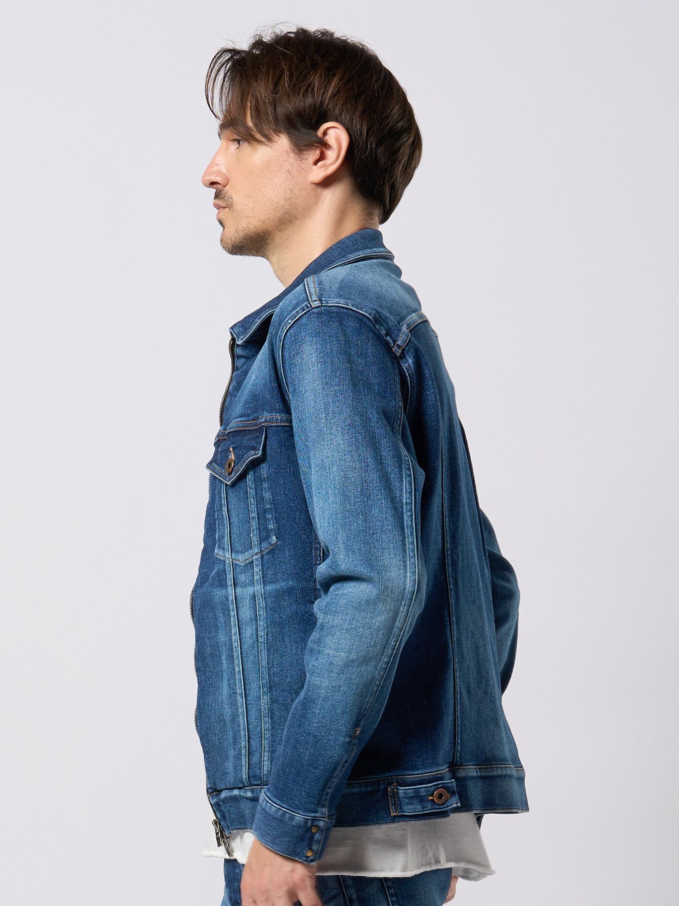 【予約品 9月23日(火) 締切】denim zip blouson / デニムジップブルゾン / ユーズド