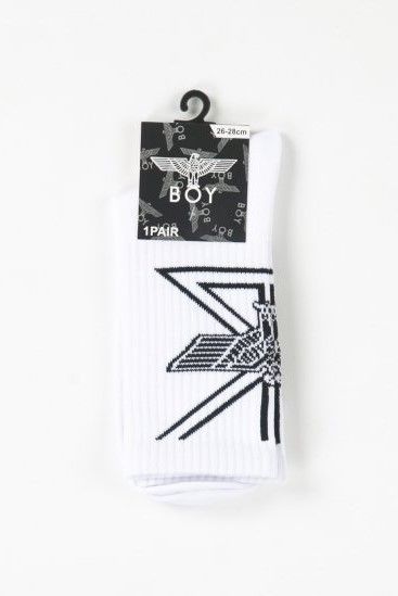 UK EAGLE SOX ソックス / WHITE 【BOY LONDON】