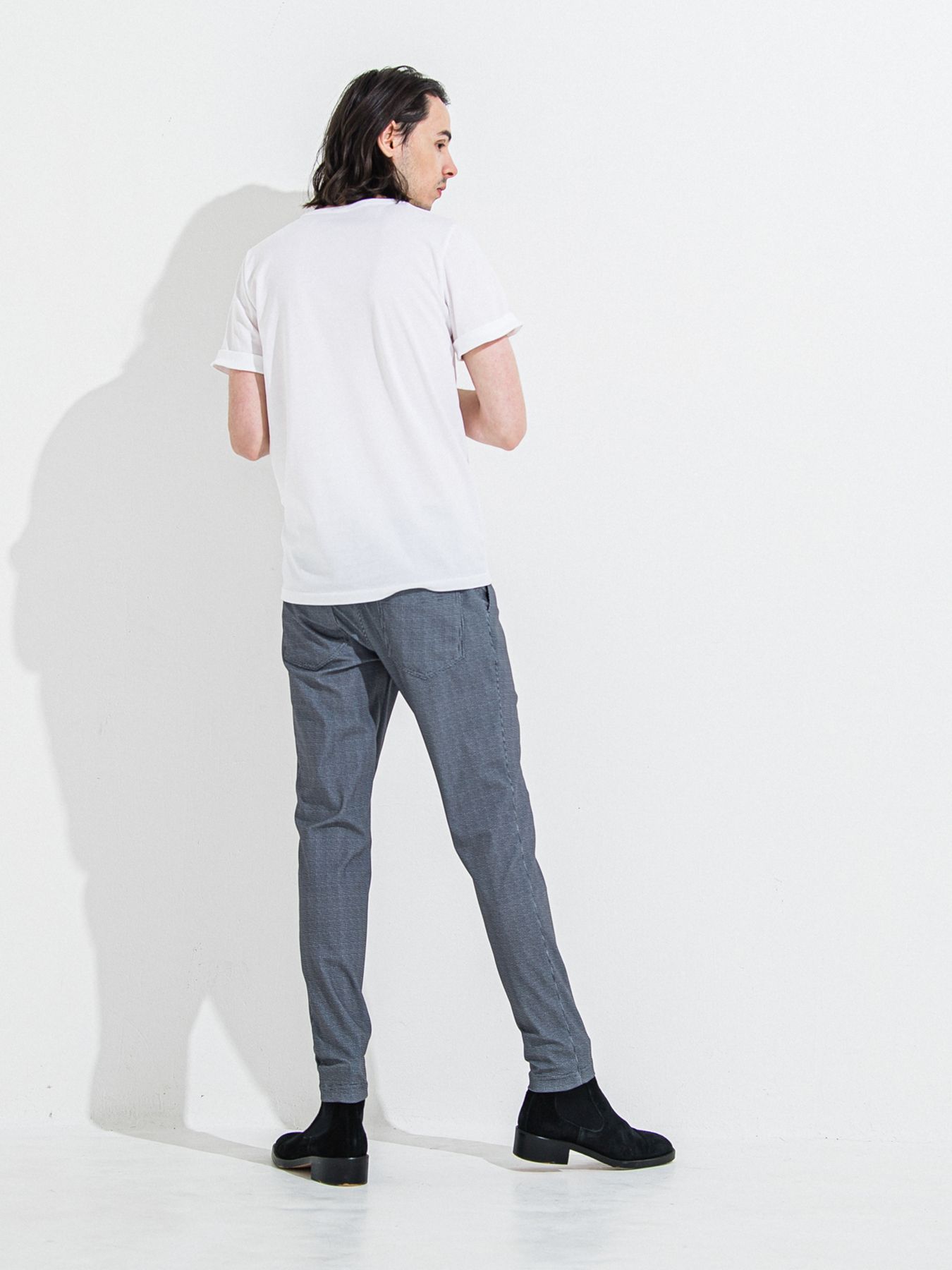 GIZA DAWN ROLL UP TEE / ギザドーンロールアップTシャツ / ホワイト