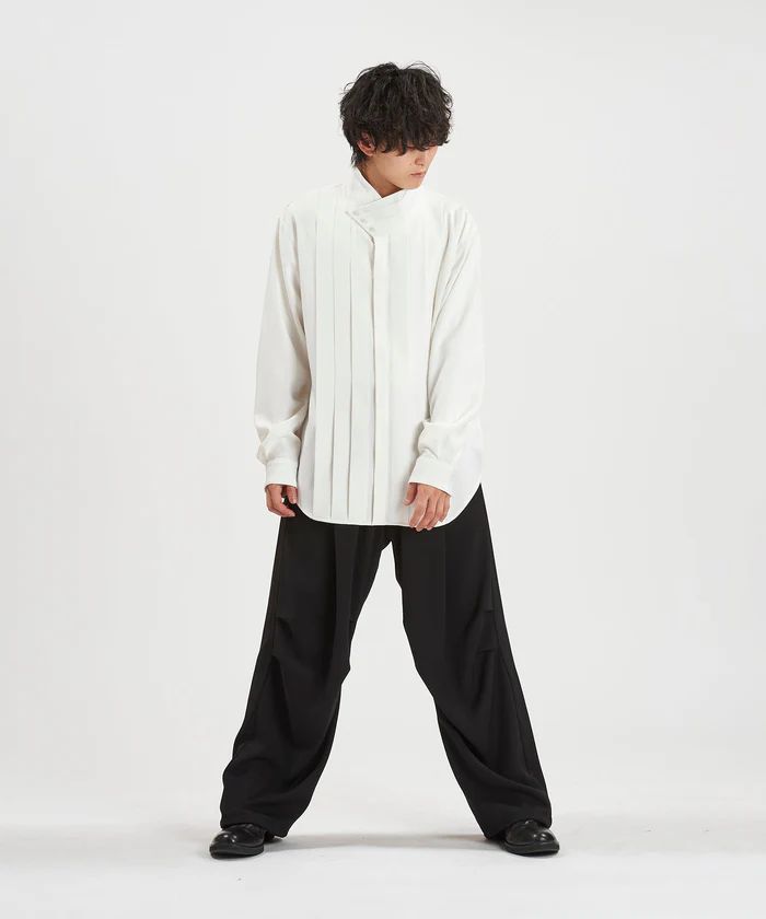 2WAYフライフロントタックシャツ WHITE
