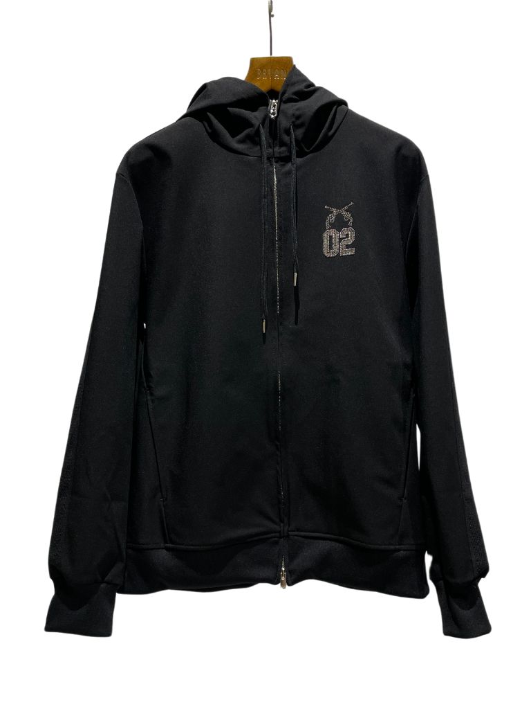 ZIP HOODIE / パーカー / ブラック