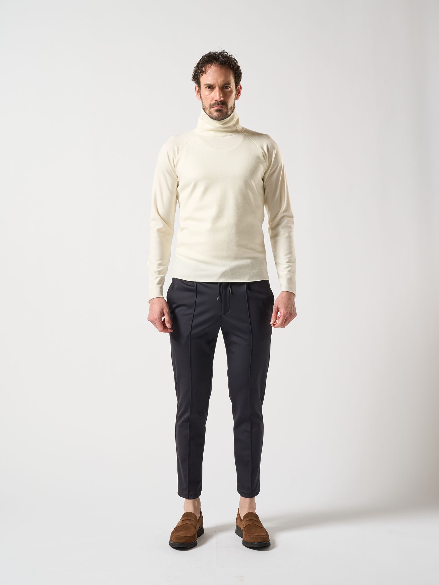 wjk - 【予約品】 smart pin-tuck slacks / スラックス / ダーク