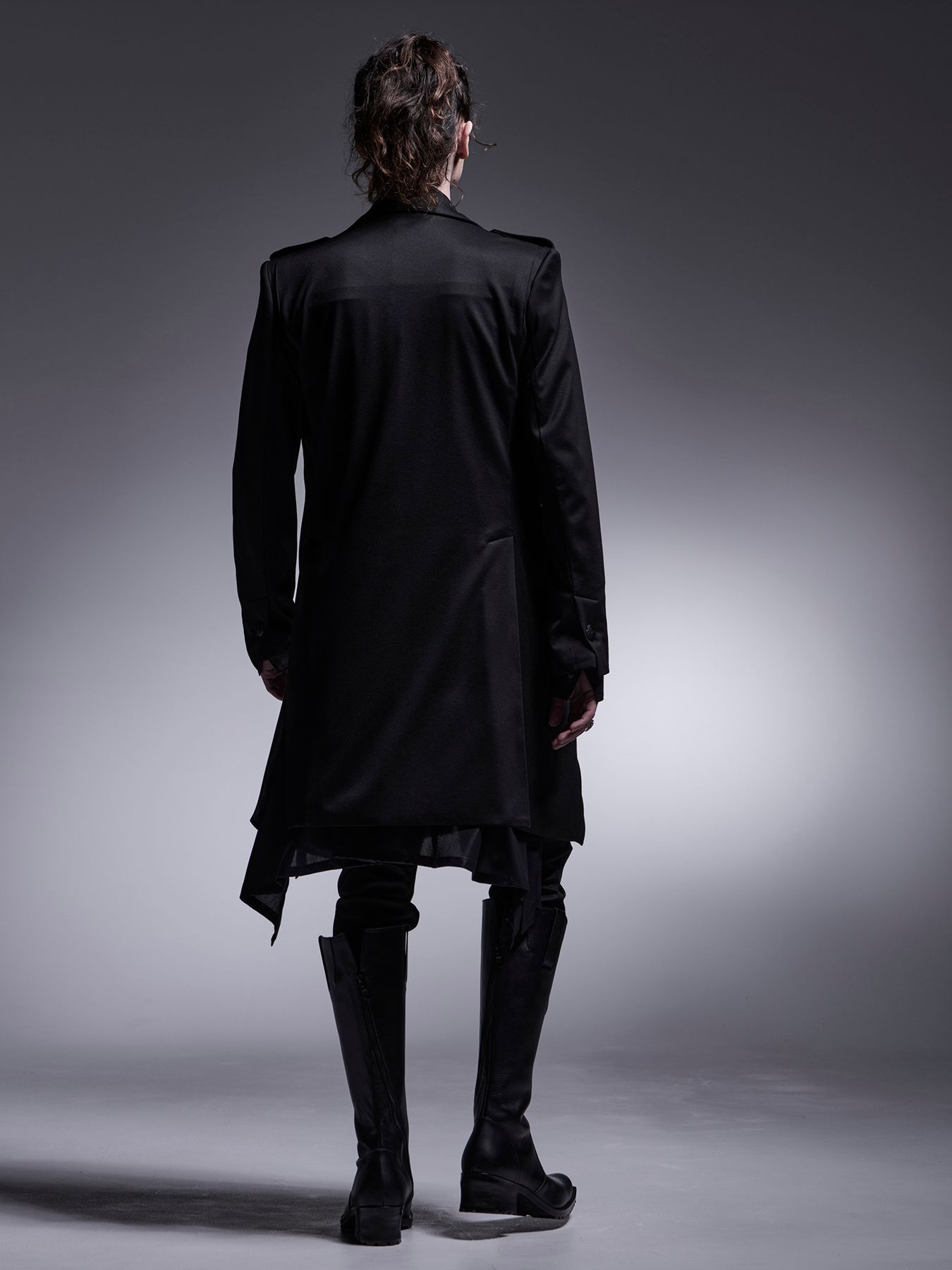 【予約品 7月13日(日) 締切】1Tuck Slim Slacks / 1タック スリムスラックス / ブラック