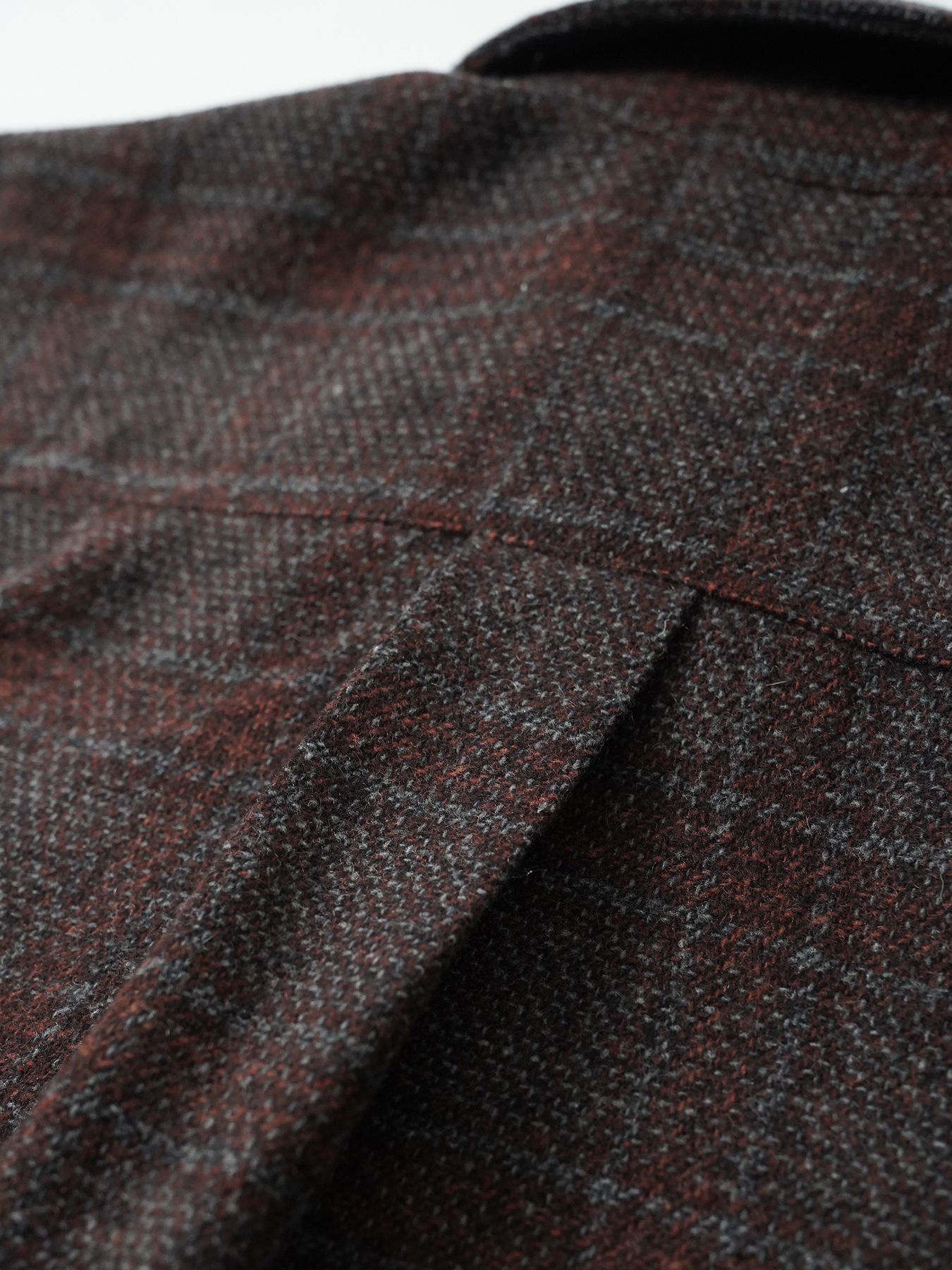 【予約品 5月6日(水) 締切】WOOLCHECK-SPORTJACKET / ヴィンテージシャツジャケット / レッド系