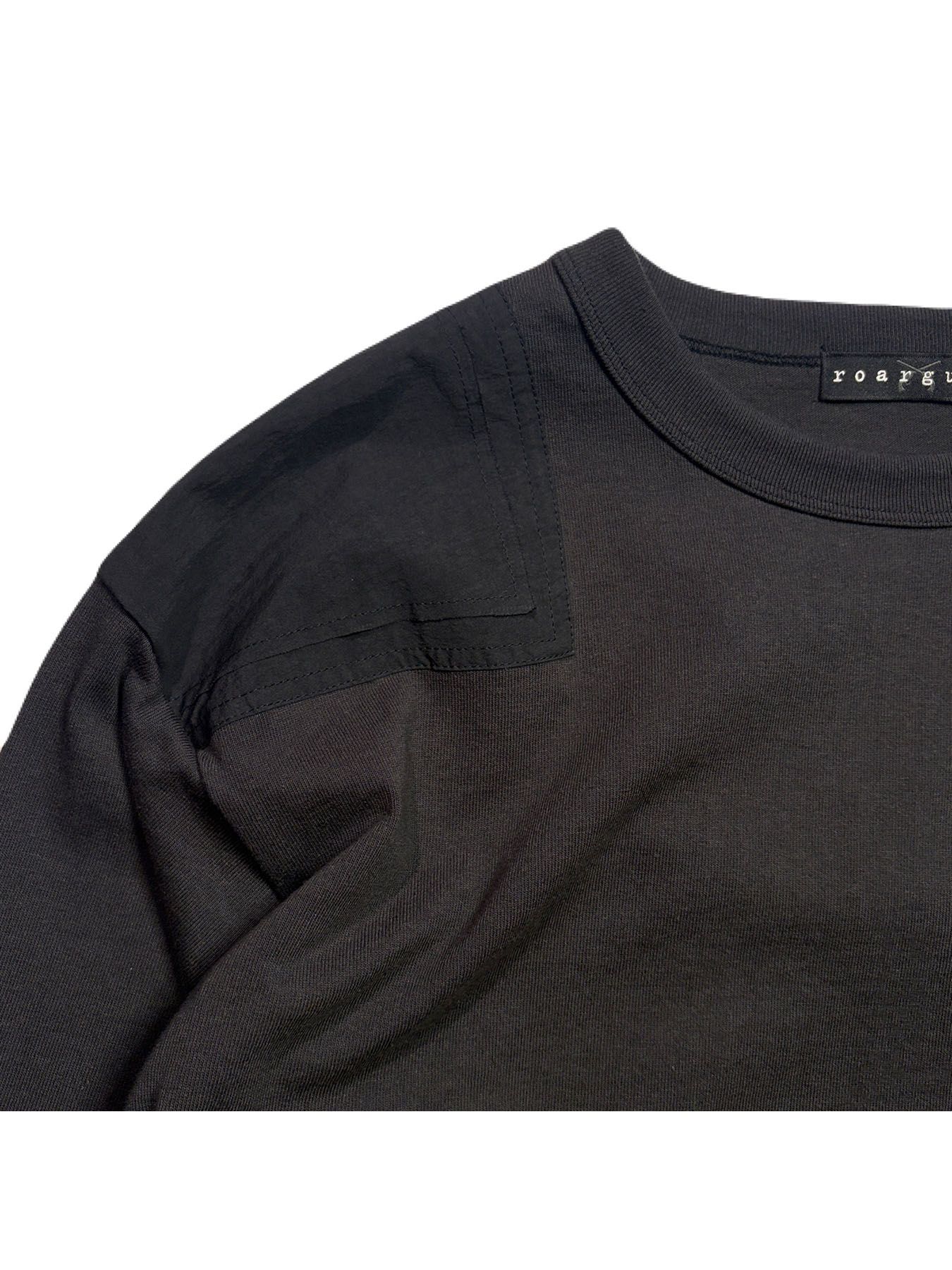 【予約品 3月9日(月) 18:00 締切】MILITARY L/S T CRY / クリスタルクロスガン ミリタリー ロンT / ブラック