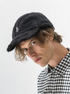 【予約品 9月6日(日) 締切】BOA LOW CAP / シルキーボア ローキャップ / ブラック