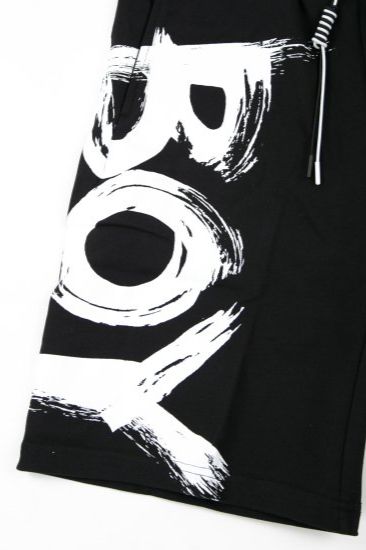 BIG BOY PAINT SWEAT SHORTS / ブラック 【BOY LONDON】