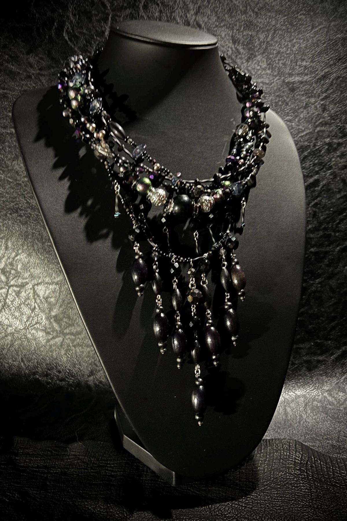 不知火 シラヌイ Necklace ネックレス / BLACK 【Ranunculus】
