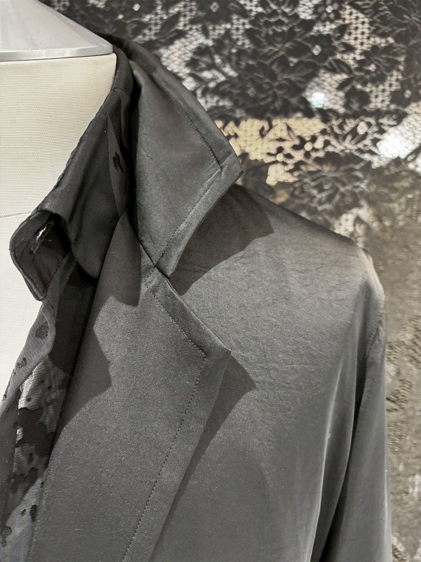 【予約品 1月4日(日) 締切】Flare Shirts Jacket / フレアシャツジャケット / ブラック