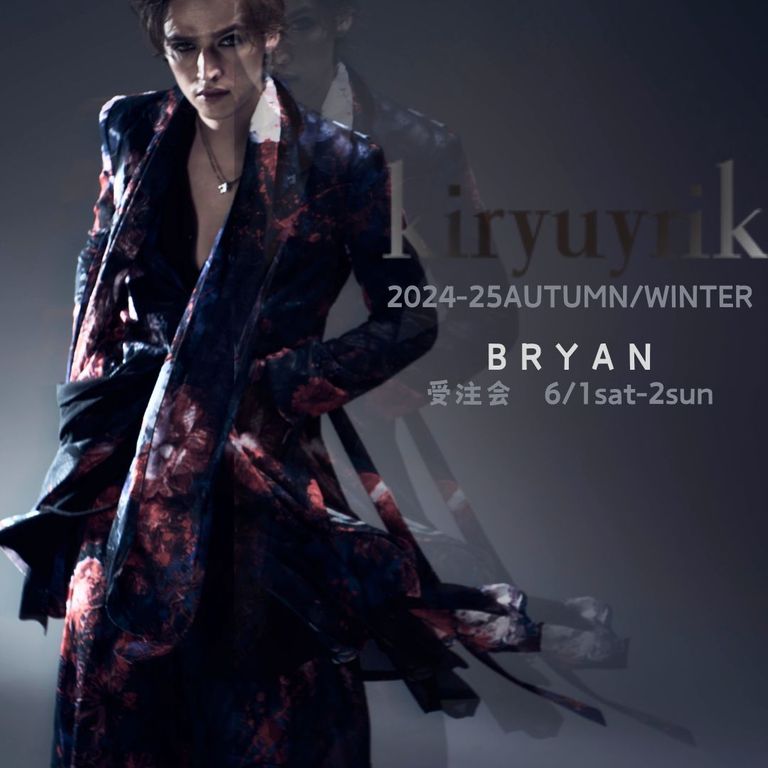 kiryurik+GODSIZE　秋冬受注会のデザイナー滞在スケジュール