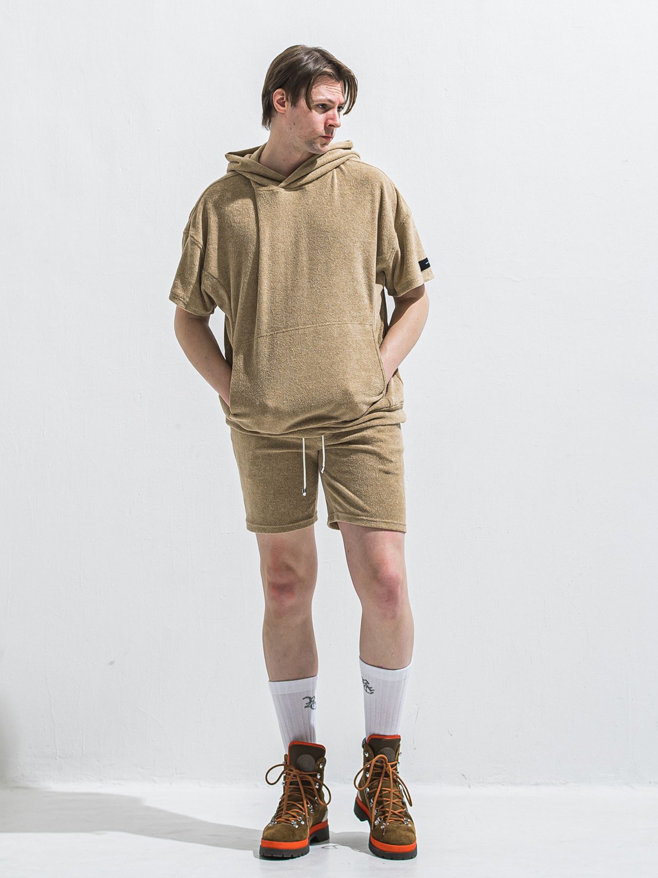 【予約品 2月15日(日) 18:00 締切】VINTAGE PILE SHORTS / パイルショートパンツ / ベージュ