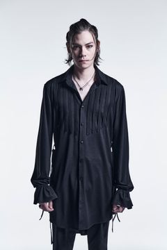 《予約品》 FrillShirts WoolJersey / Black 【kiryuyrik】 6月入荷予定