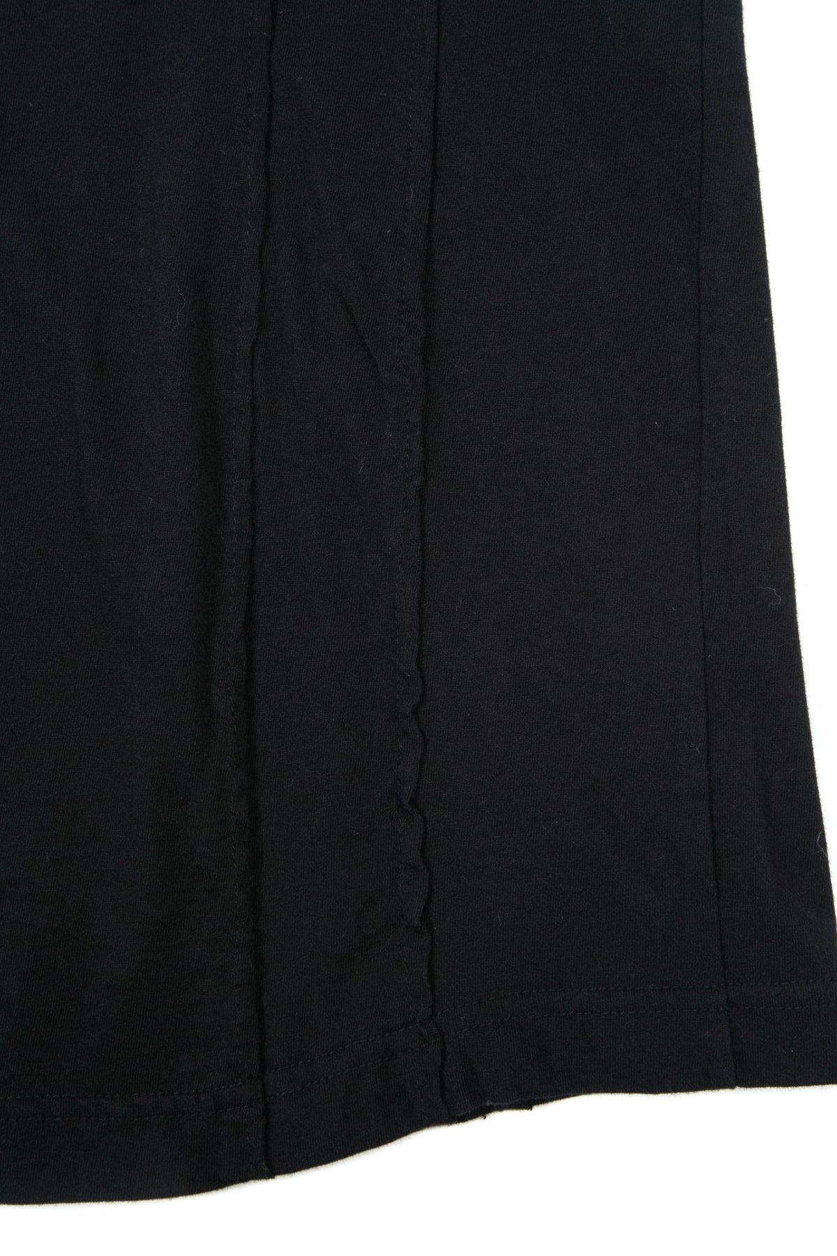 Natural Soft Cotton Oversize BLACK STRUM Crew Neck T-shirt  / ブラック 【STRUM】