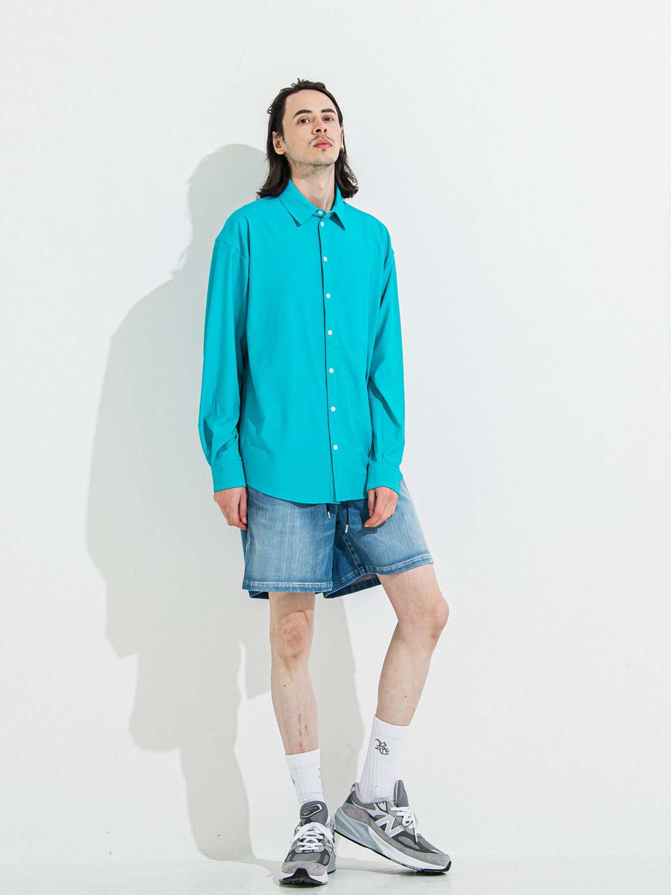 【予約品 】DENIM JERSEY SHORTS / デニムジャージショーツ / ライトインディゴ