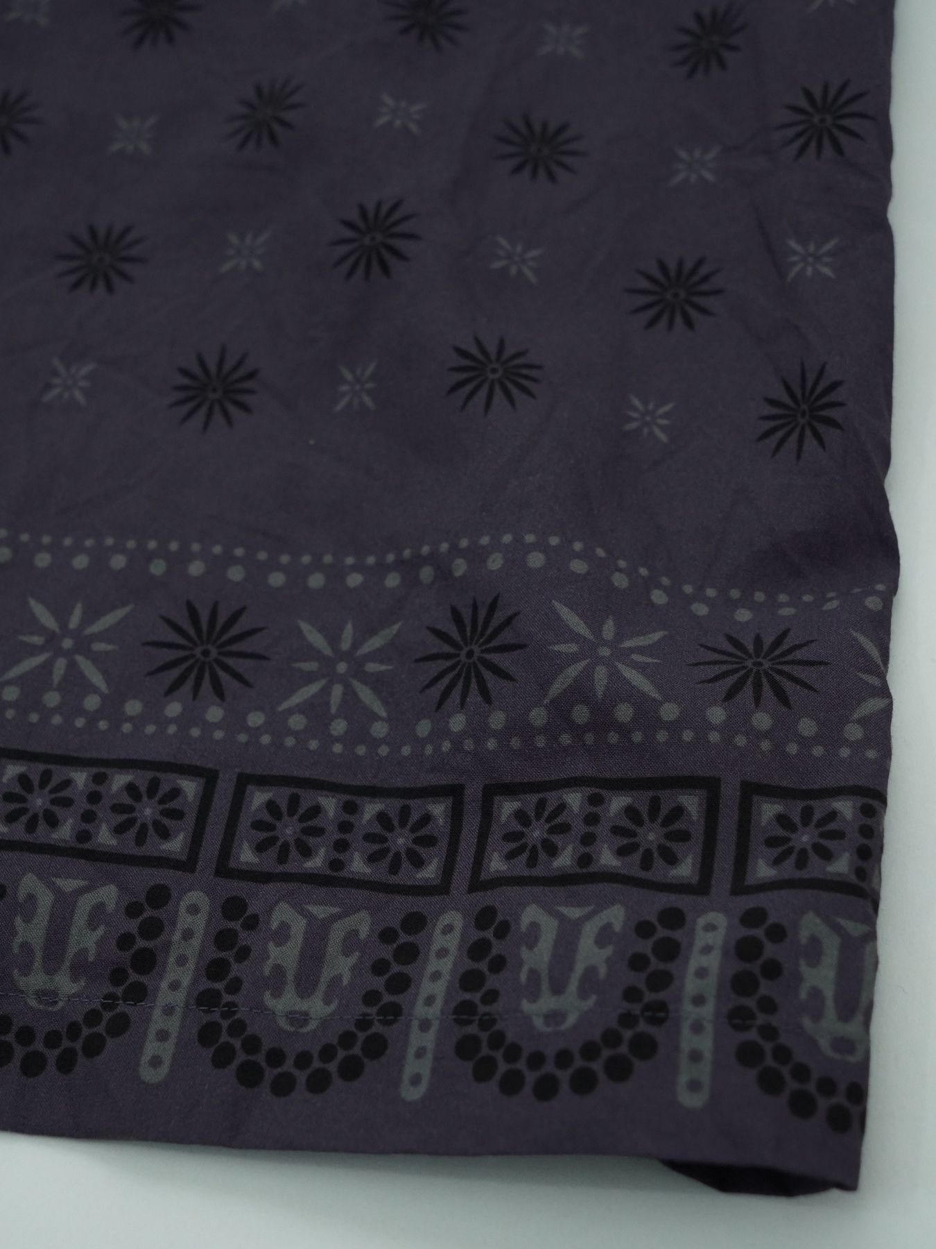 【予約品 2月1日(日) 締切】VINTAGEBANDANA SHIRTS / ヴインテージバンダナ柄 長袖シャツ / パープル