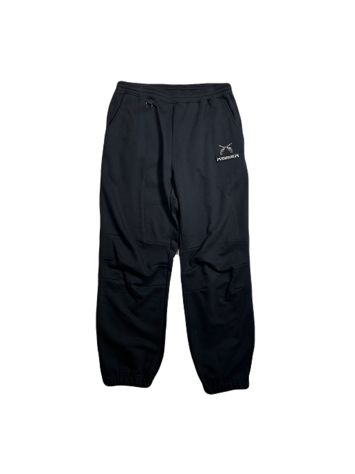 【予約品 8月10日(日) 締切 】LOGO WAPPPEN PT CRY / ロゴワッペン スウェットパンツ / クリスタル ブラック