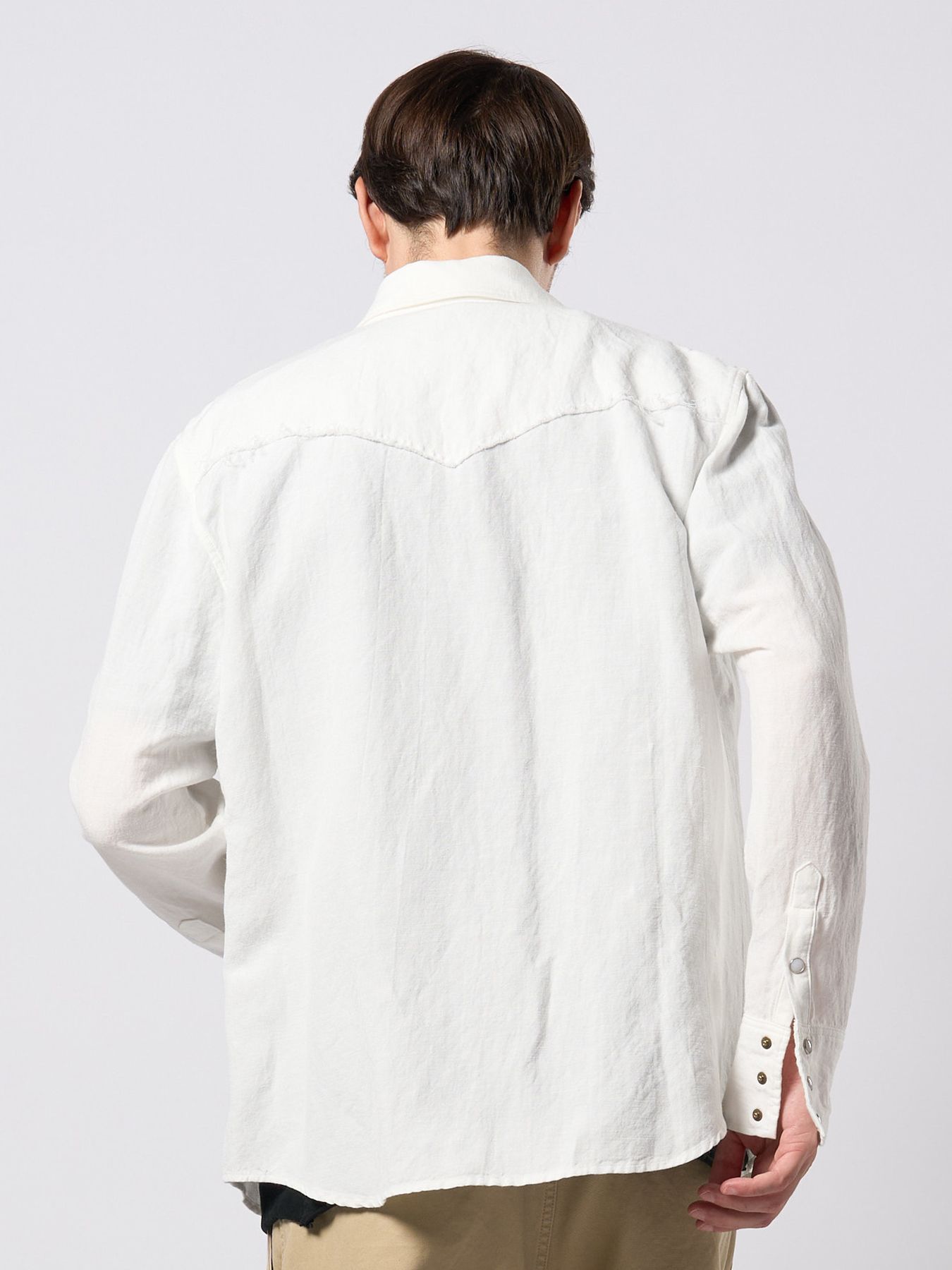 【予約品 9月23日(火) 締切】western shirt / ウエスタンシャツ / ホワイト