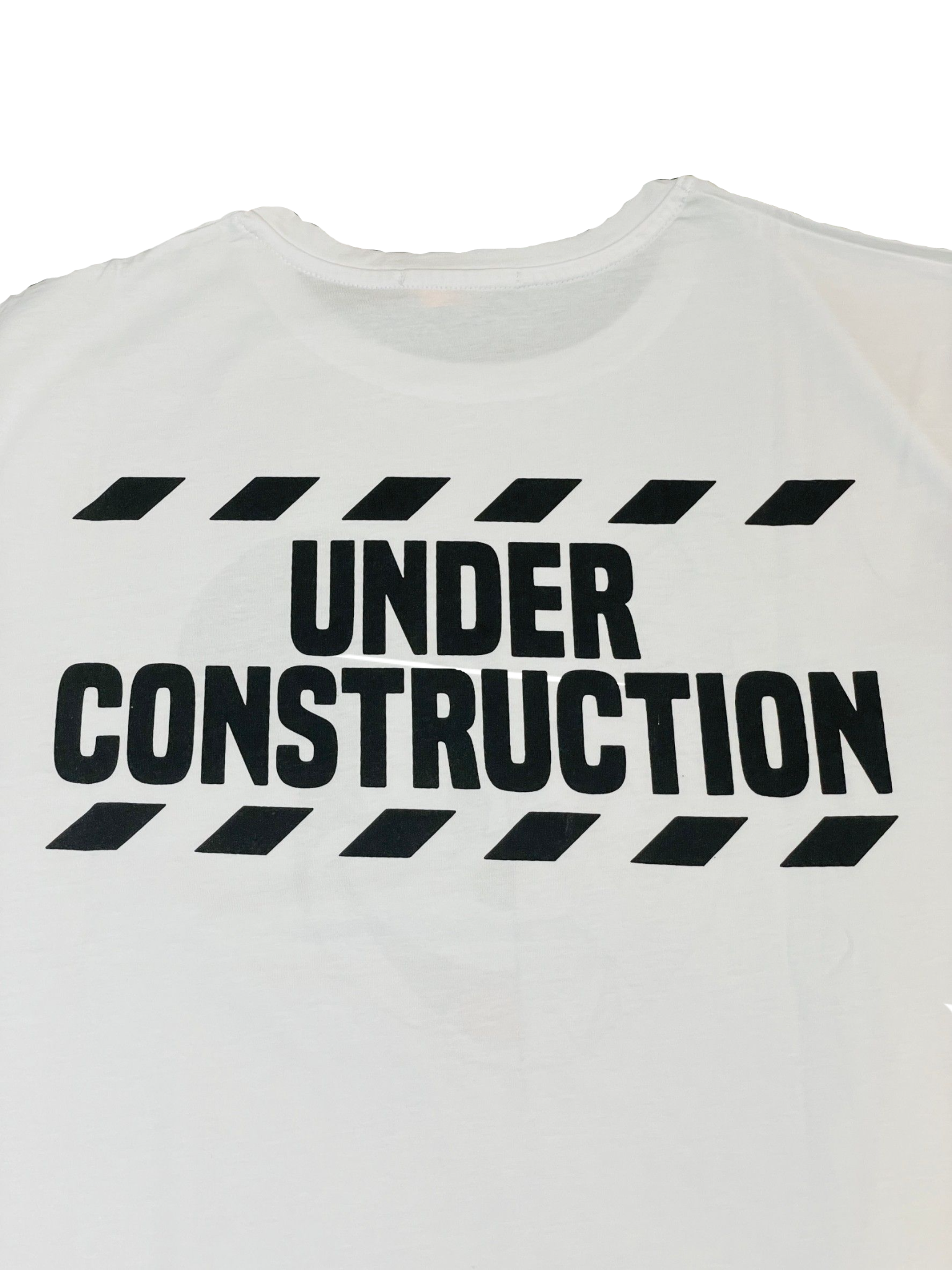 フロントとバックプリント半袖TシャツUNDER / ホワイト 【Forward MILANO】