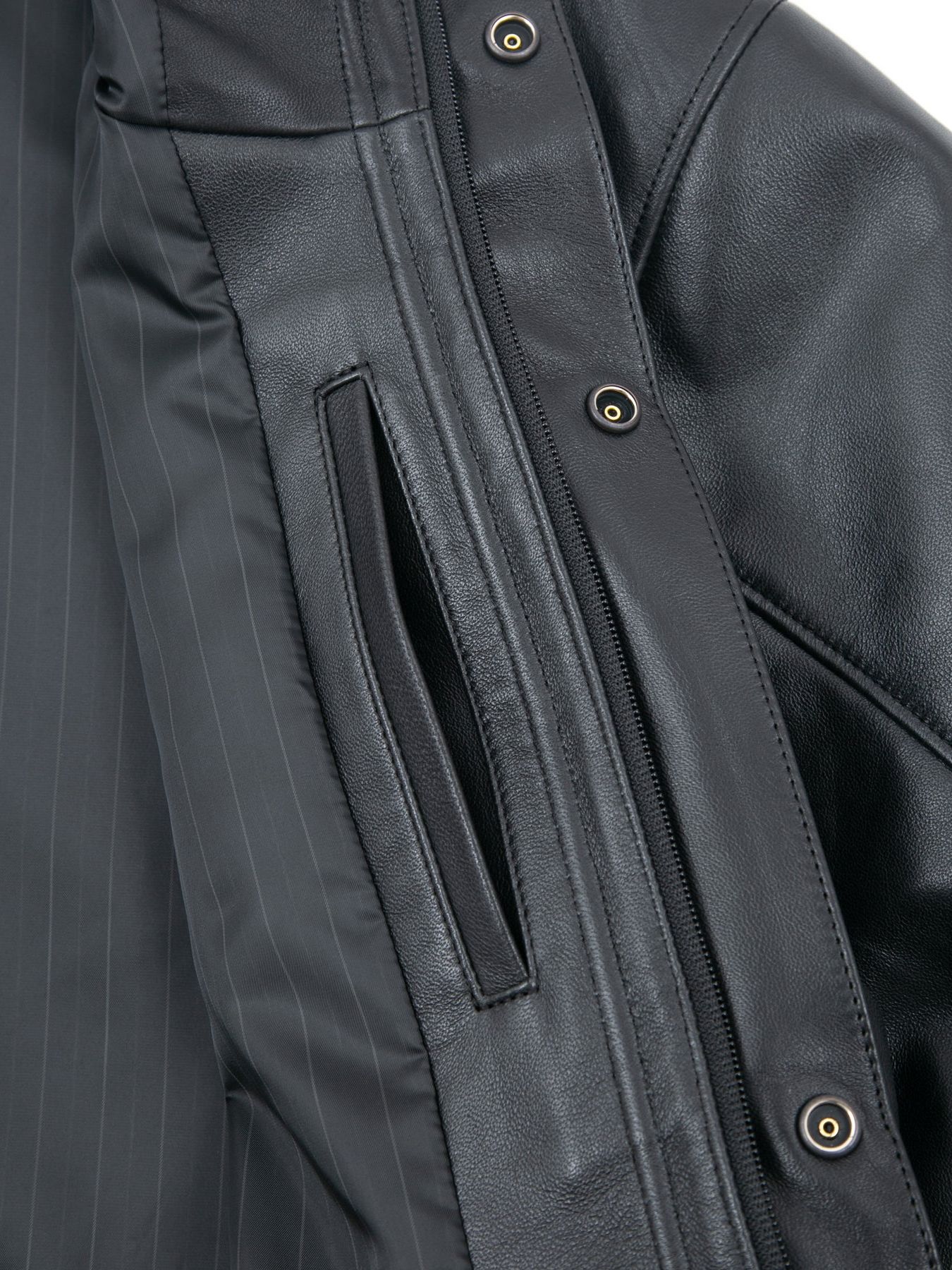 Full Tanned Wax Lamb Skin Mountain Jacket / ラムスキン マウンテン ジャケット / FORK（フォーク）