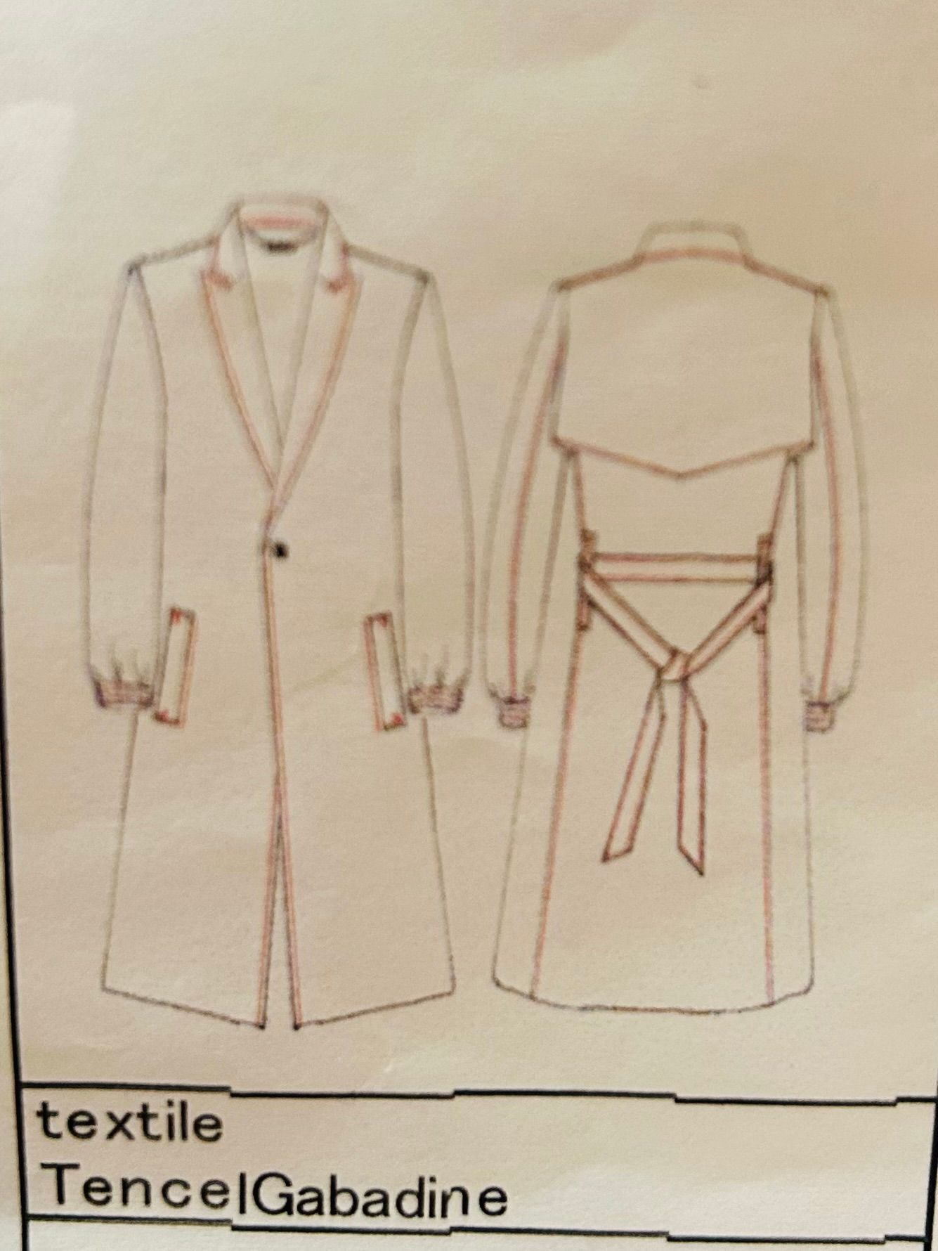 《予約品》 DrapeCoat / ドレープオーバーコート / ブラック