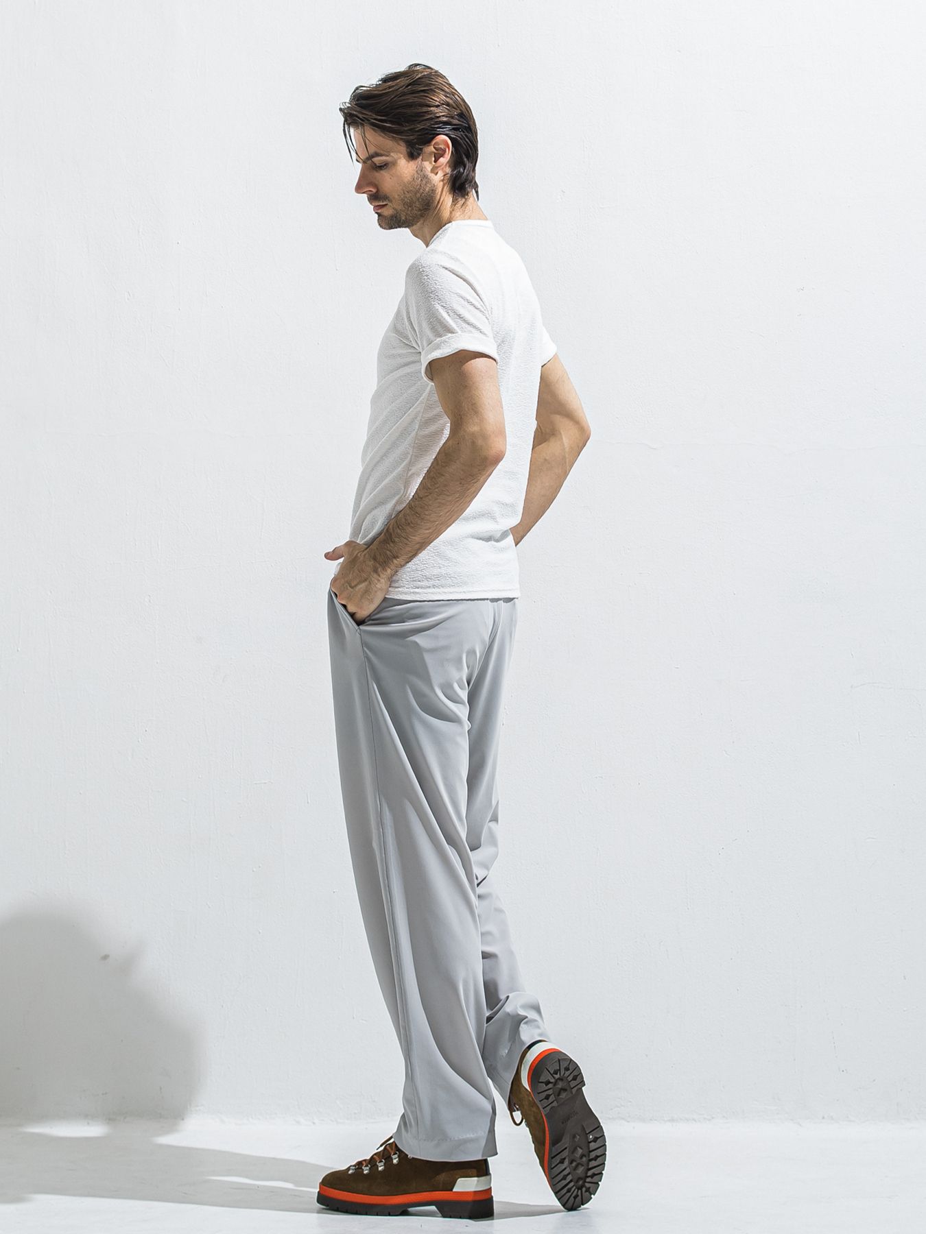 【予約品 2月15日(日) 18:00 締切】BEN PANTS / ワイドルーズパンツ / グレー