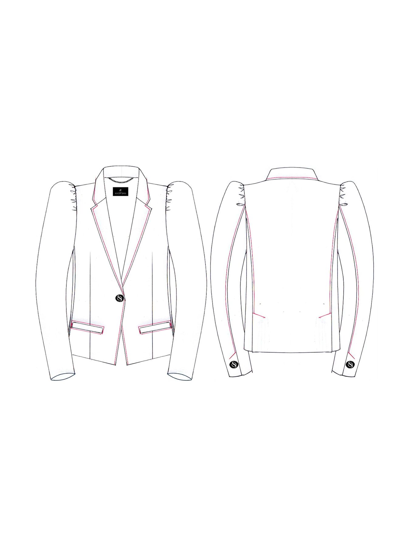 【予約品 10月26日(日) 締切】Short Jacket / ショートジャケット / ブラック
