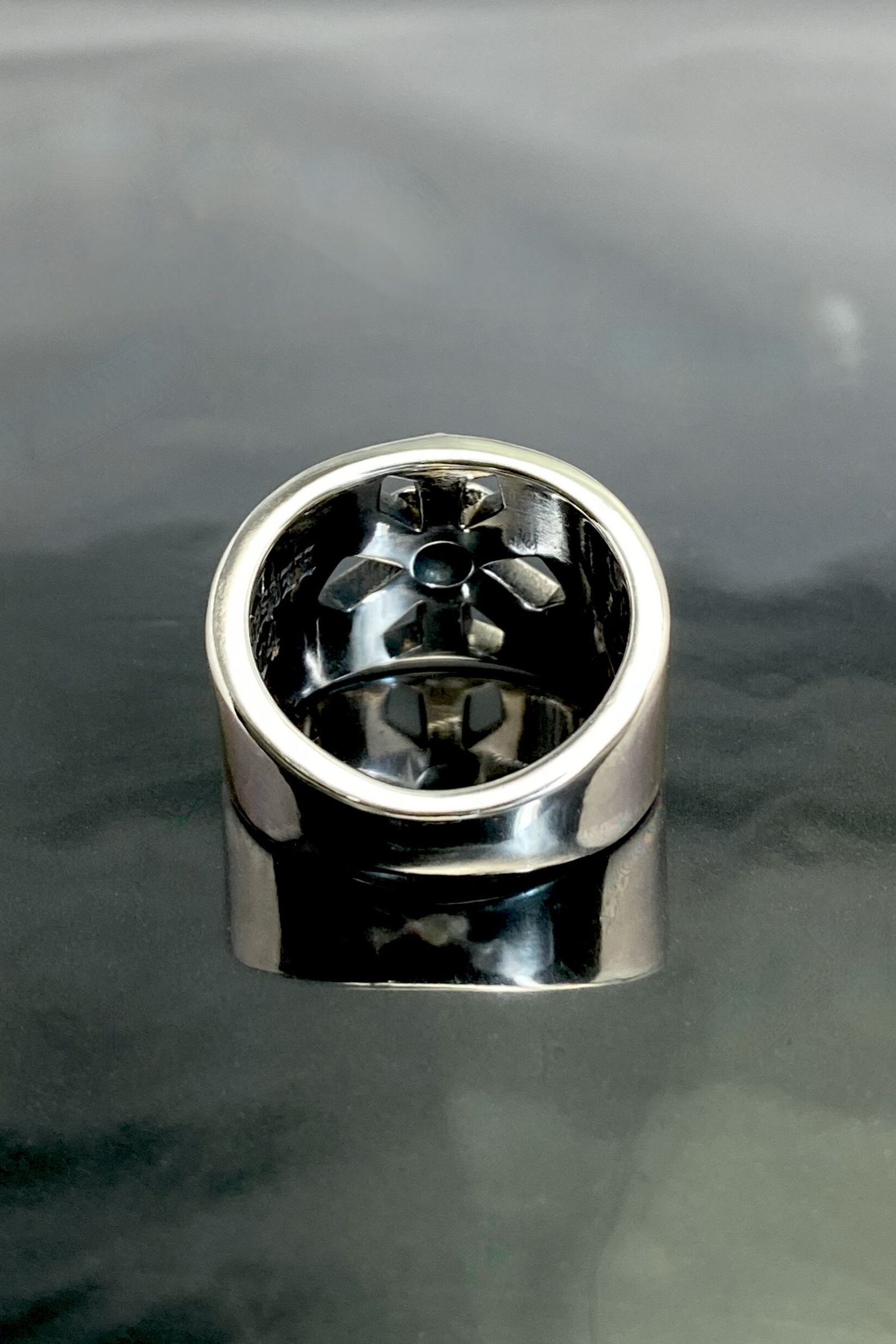 《受注生産》 STUD RING [F] HEART リング 【注文から2-3週間後入荷予定】