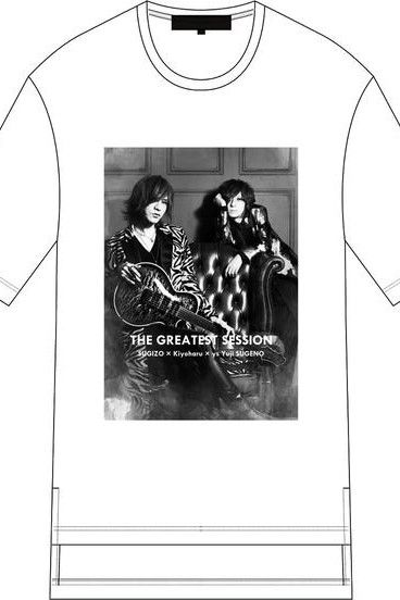 "SUGIZO×清春” Special Session Hem Step Big Tee / WHITE 【FIFTY FIFTY ys Yuji SUGENO】