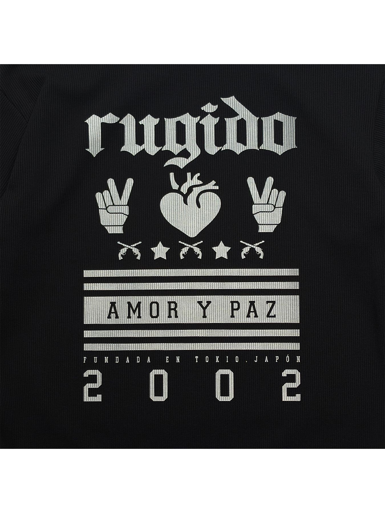 【予約品 8月23日(日) 締切】WAFFLE/MESH "RUGIDO" / ブラック