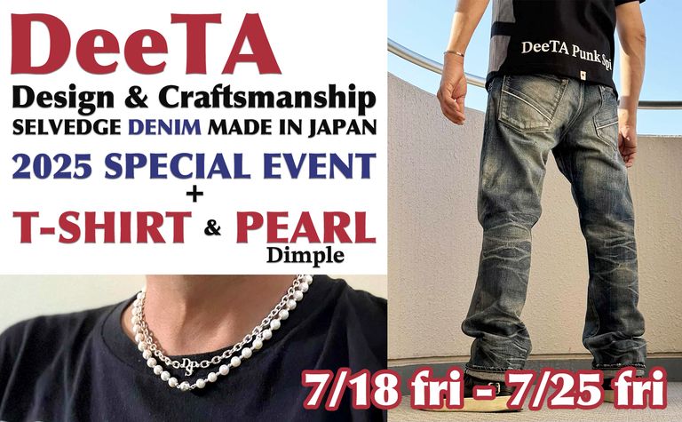 DENIM T-SHIRT　PEARL　イベント DeeTA　+Dimple7/18FRI-25FRI