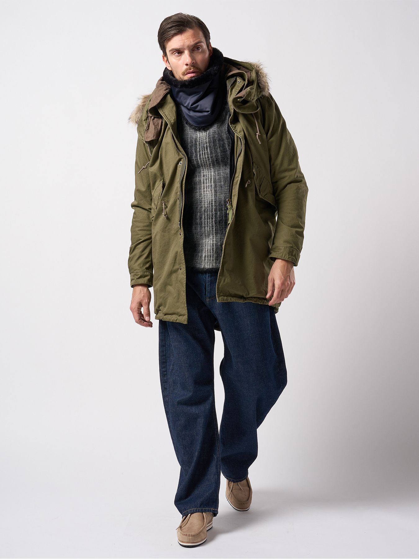 【予約品 】M65 fishtail parka / M65フィッシュテールパーカ / カーキ