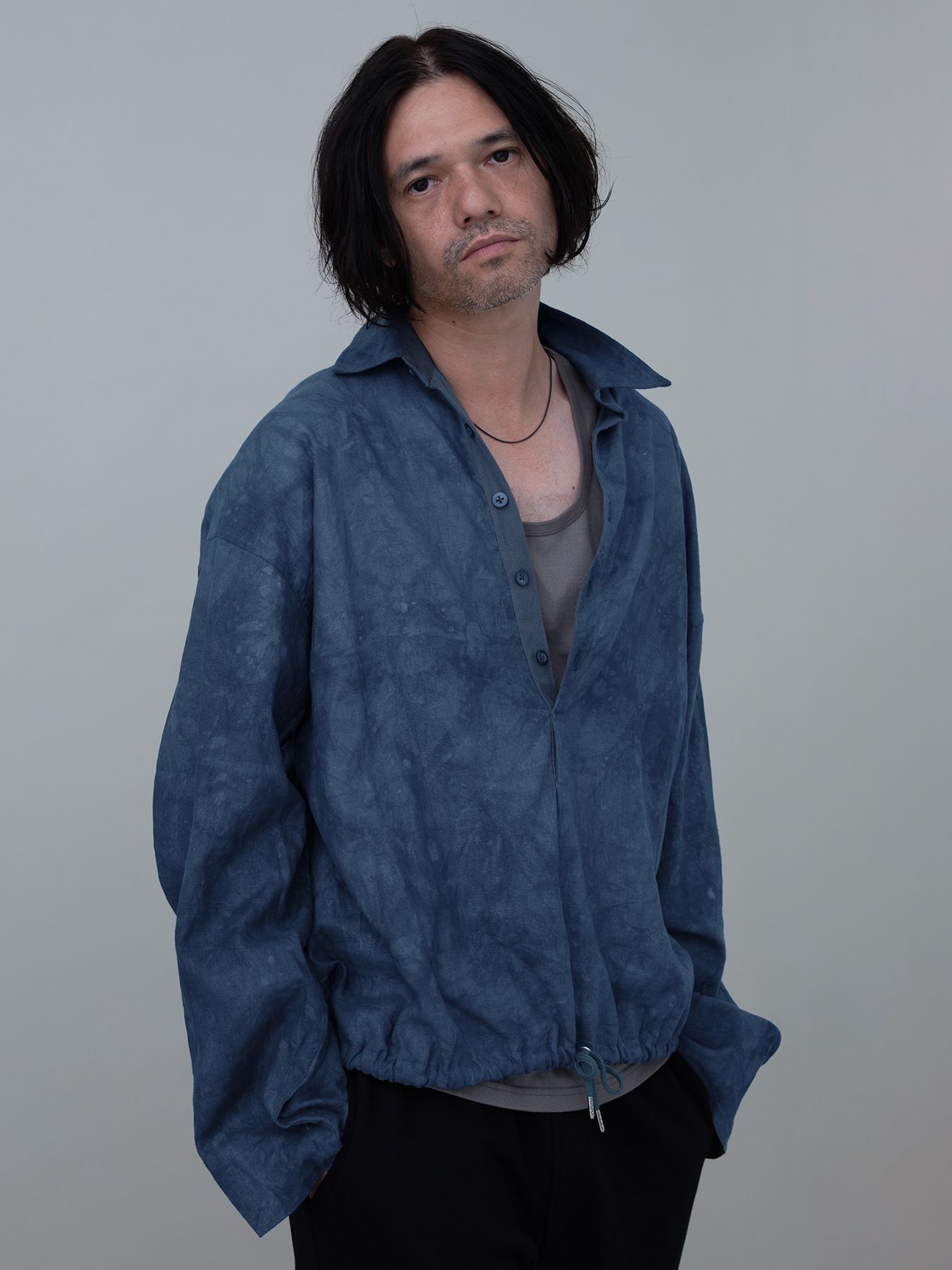 【予約品 11月23日(日) 締切】BALLOONHEM / プルオーバーシャツ / BLUE