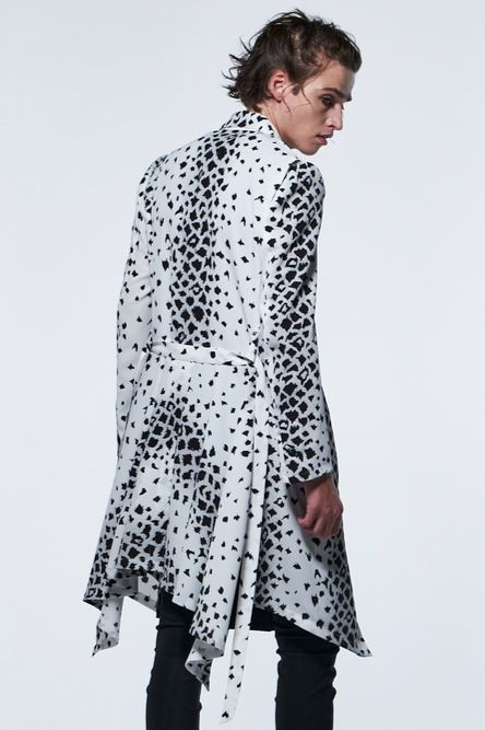 《予約品》 FlareJacket / ホワイトレオパード 【kiryuyrik】 2023年3月以降入荷予定