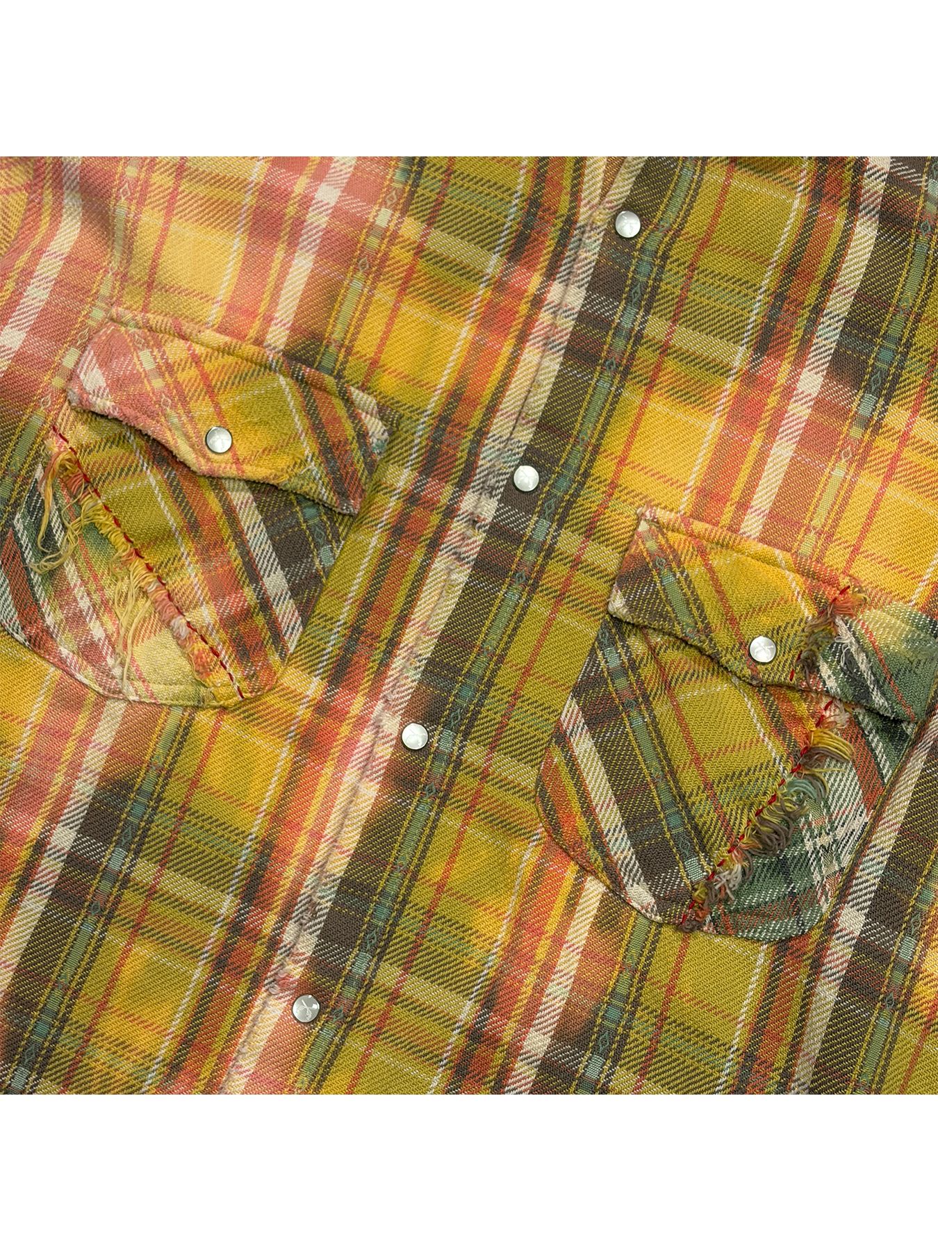 【予約品 8月23日(日) 締切】CO CHECK SHIRT/Peace / メタル / ベージュ