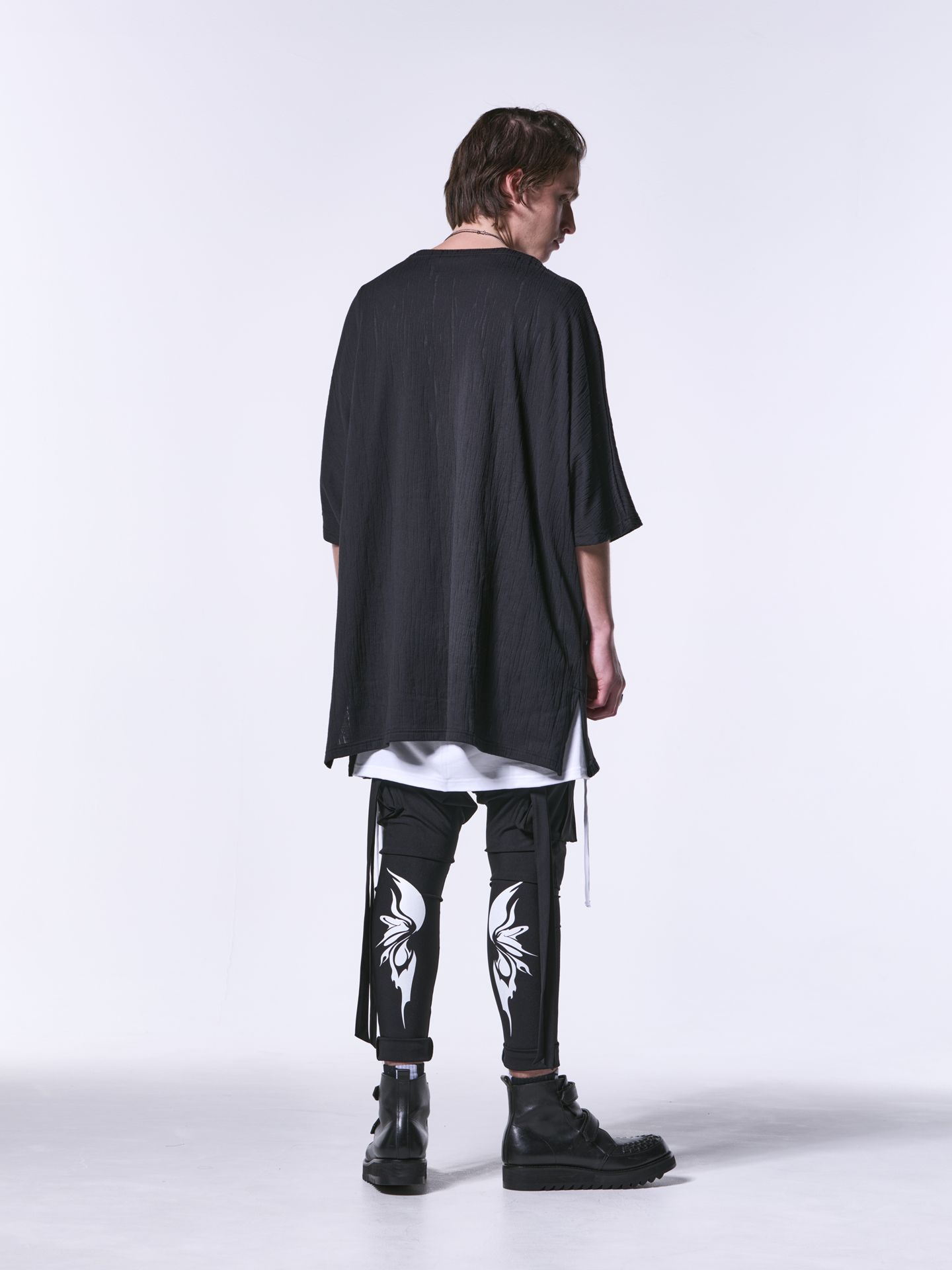 《予約品》 2Front-T / Tシャツ   / ブラック＆ホワイトブリント