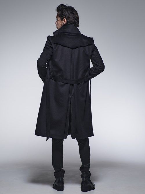 《予約品》 LongNapoleonCoat / ナポレオンコート / ブラック 【kiryuyrik】