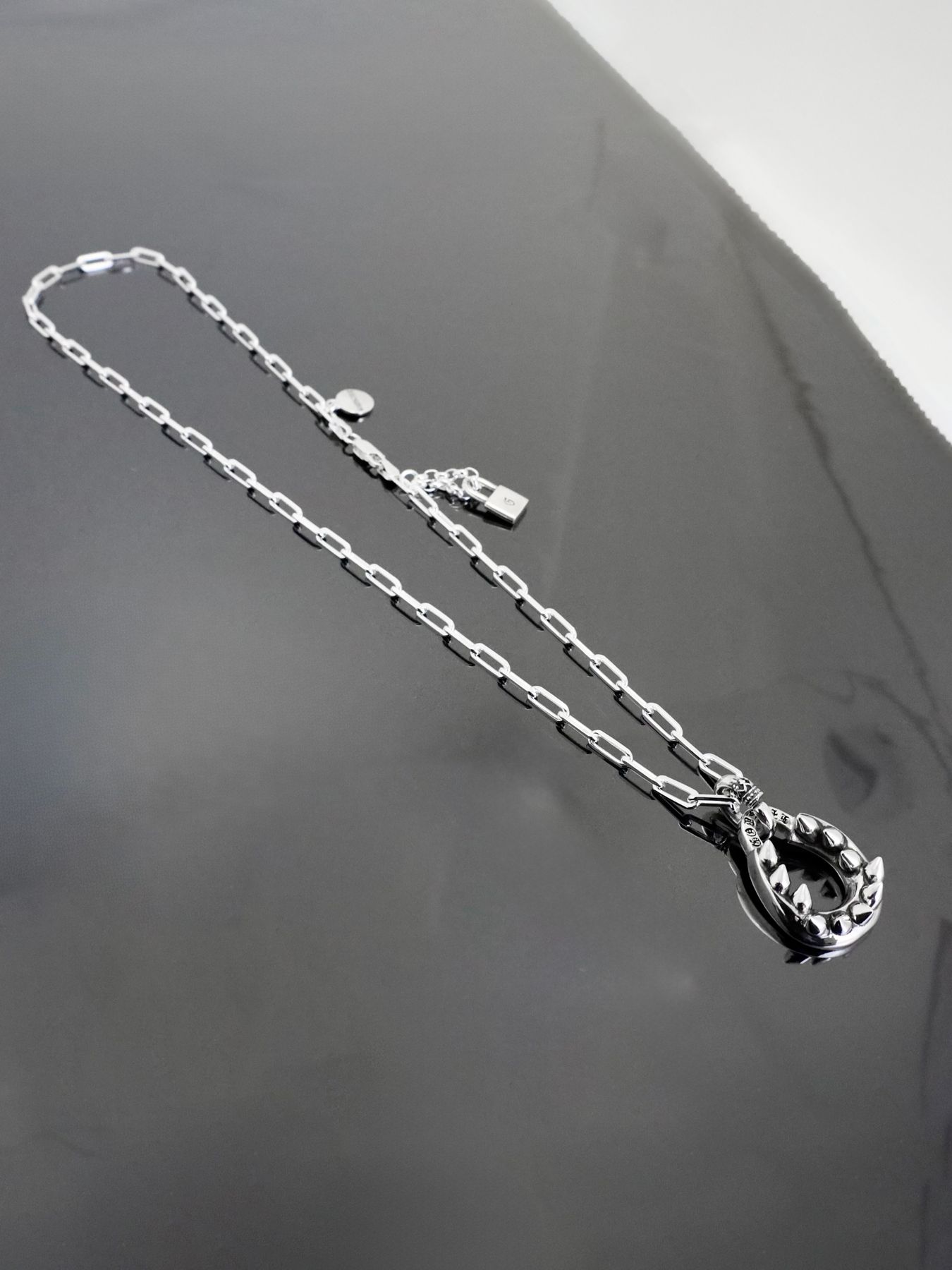 《受注生産》SHARK TEETH HORSESHOE 4C #1 NECKLACE / シャークトゥースホースシュー4C #1 ネックレス / 注文から1～3週間後入荷予定