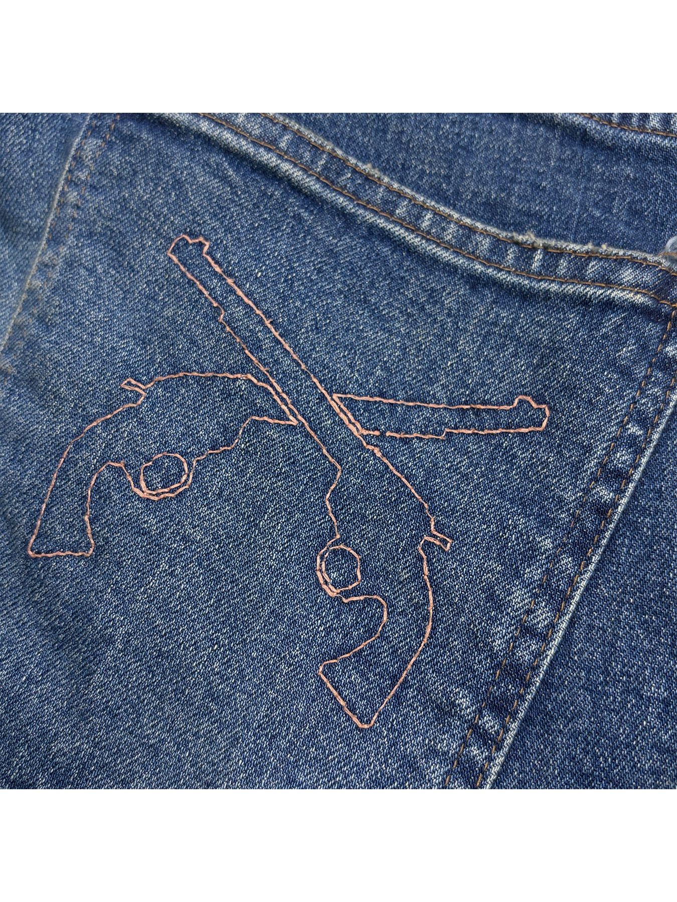 【予約品 8月23日(日) 締切】STRECH DENIM CARGO/P / ブルー