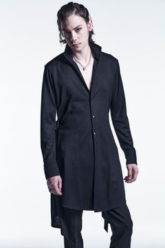 《予約品》 SkipperFlareShirts WoolJersey / Black 【kiryuyrik】 6月入荷予定