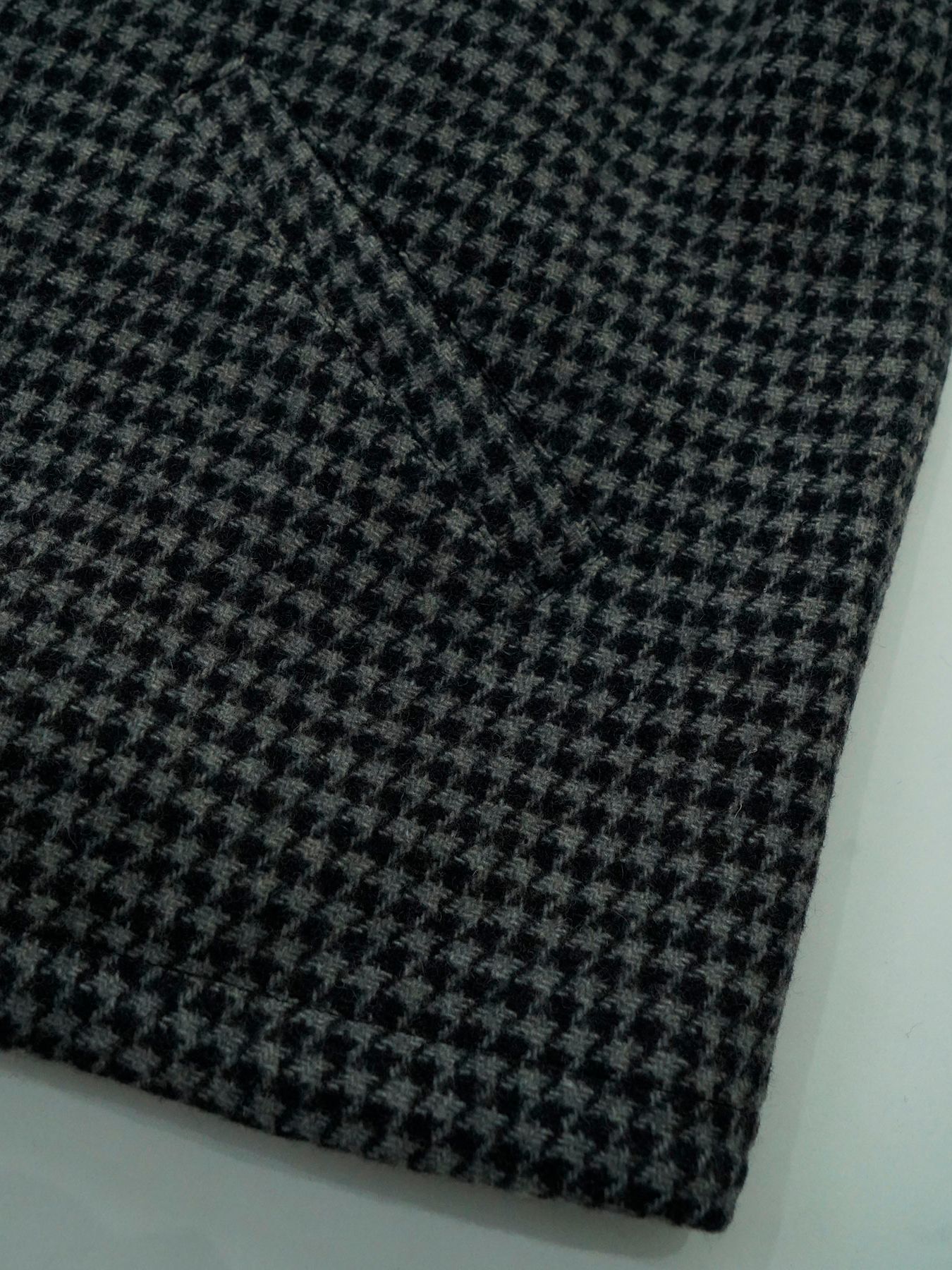【予約品 】Houndcoach / ウール コーチジャケット / チャコール×ブラック千鳥