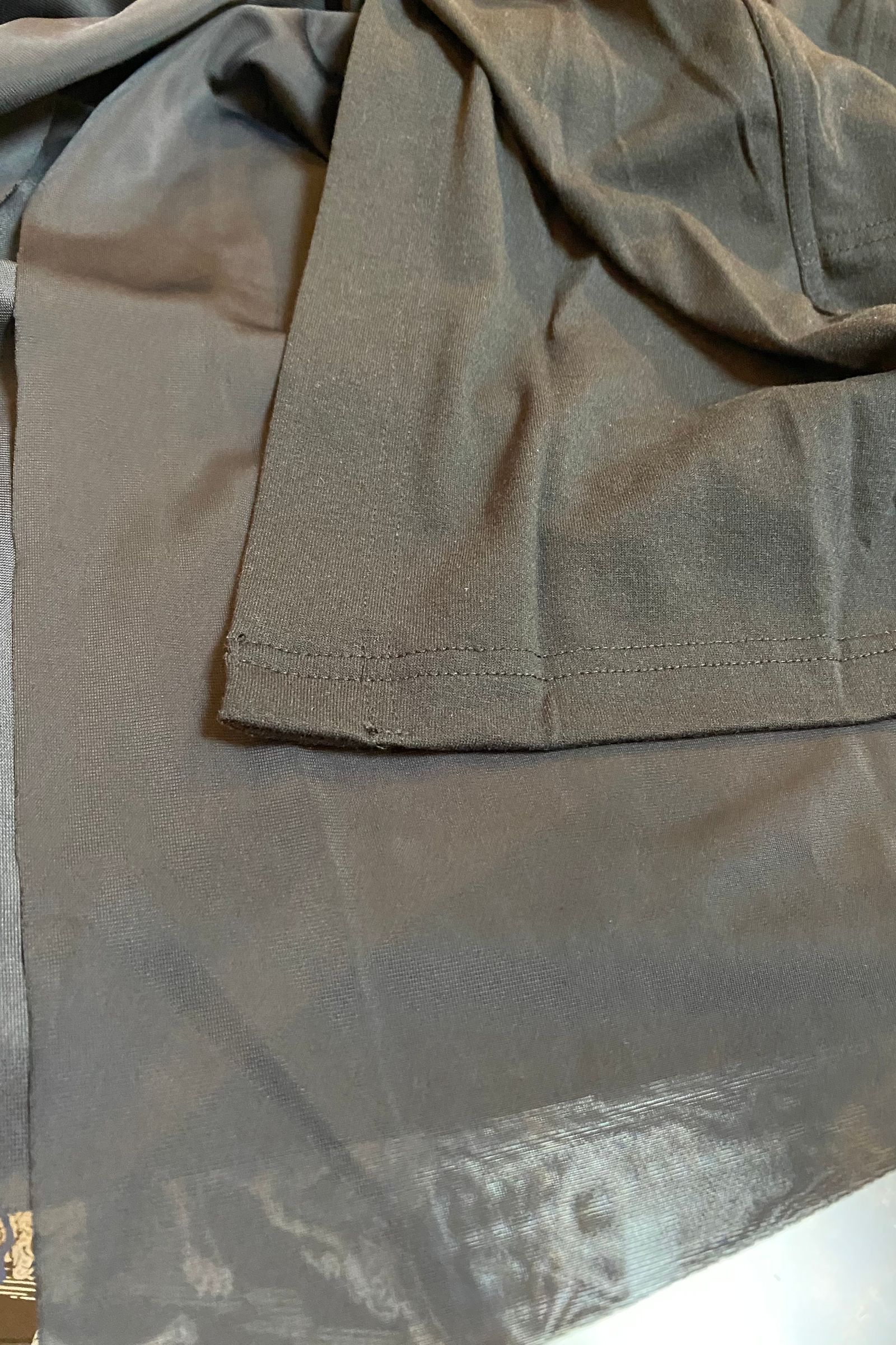 LayeredCardigan カーディガン BEA TENJIKU+TetKnit / Black&Black 【kiryuyrik】