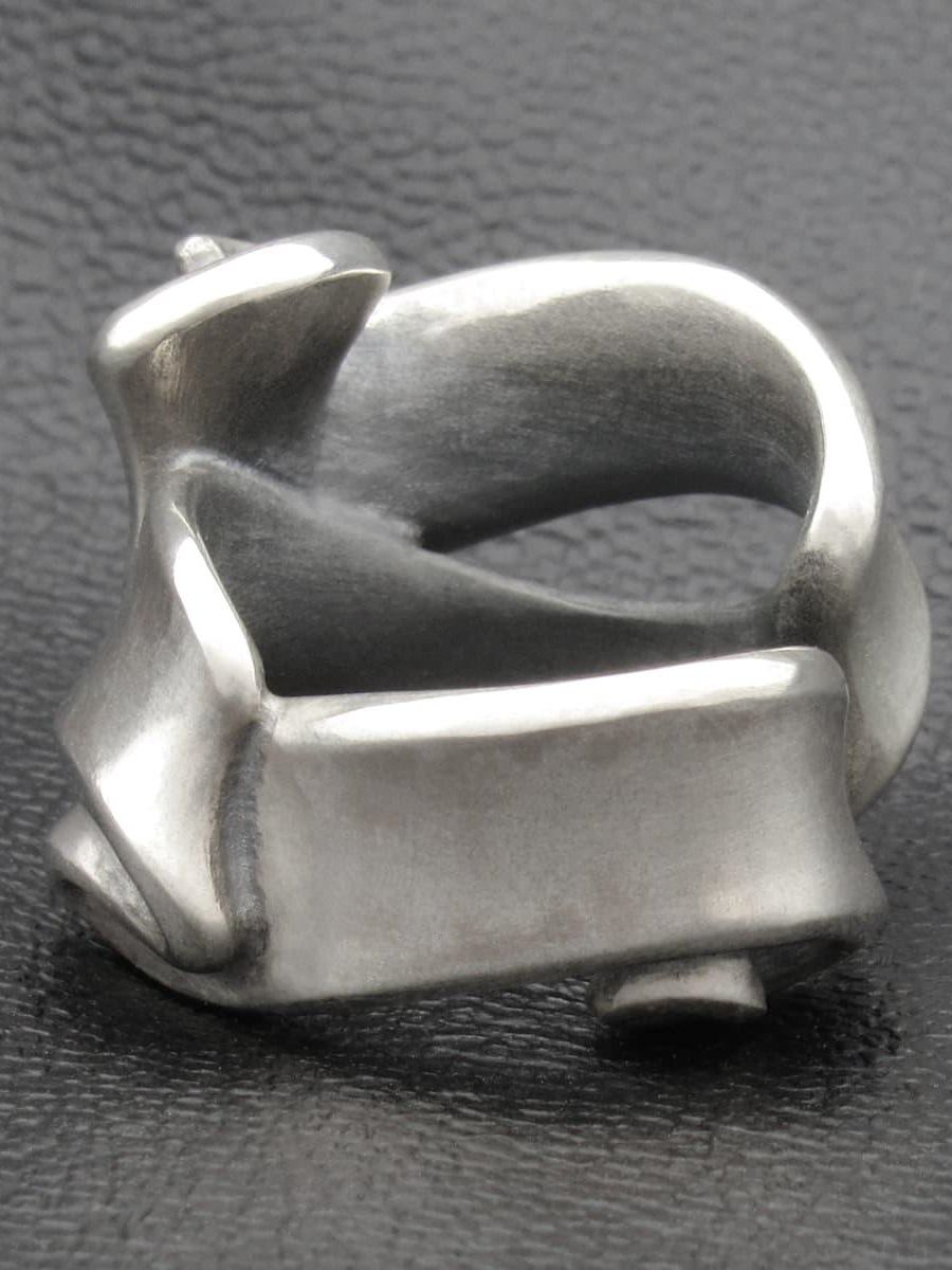 【受注生産品】 Flap Ribbon Ear Cuff / NONE / フラップリボンイヤカフ