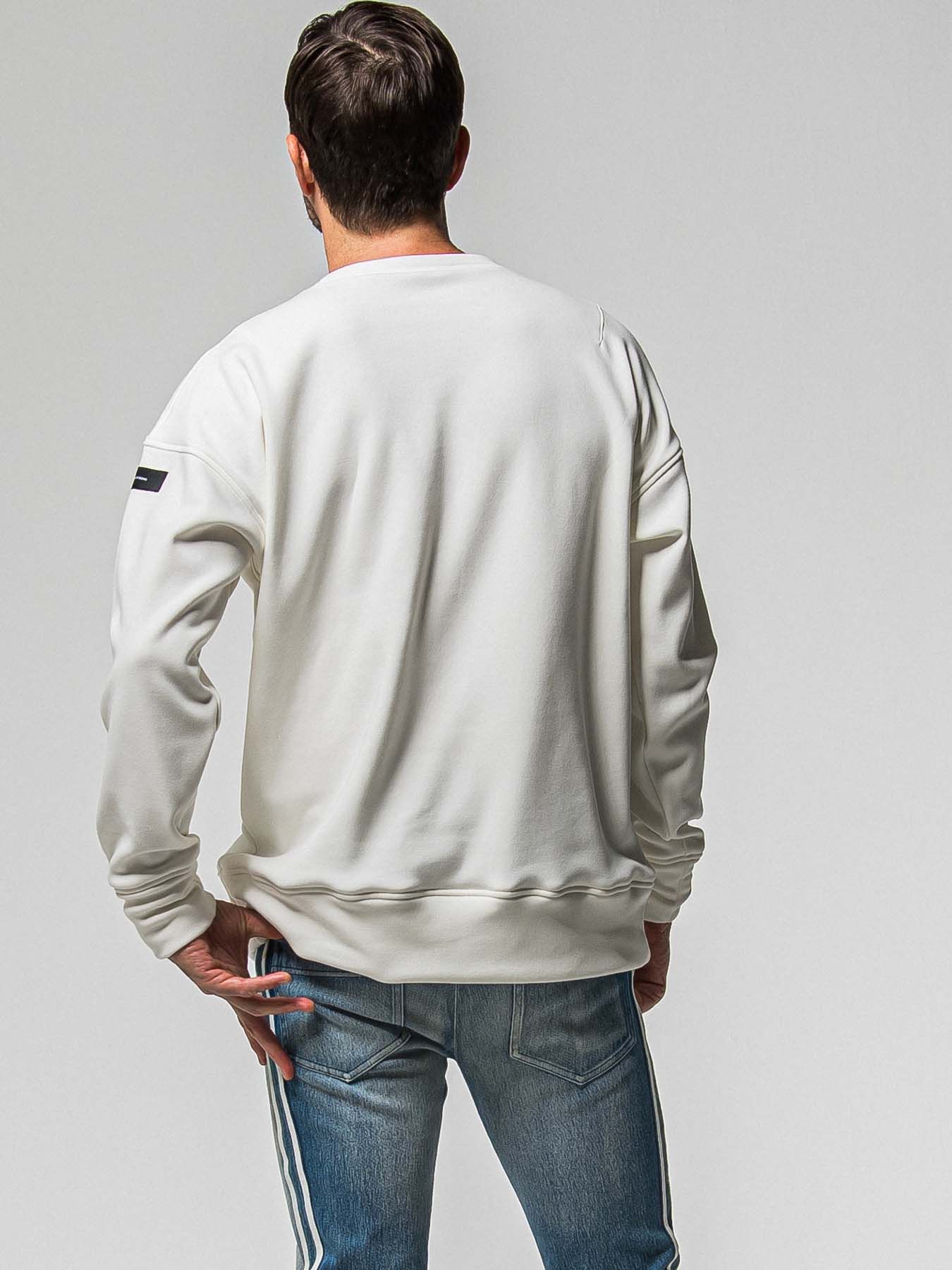 【予約品 8月31日(日) 締切】FRIDAY OLD LOGO VEROURS FLEECE TRAINER / FRIDAYコラボ オールドロゴ ベロアフリース トレーナー / ホワイト