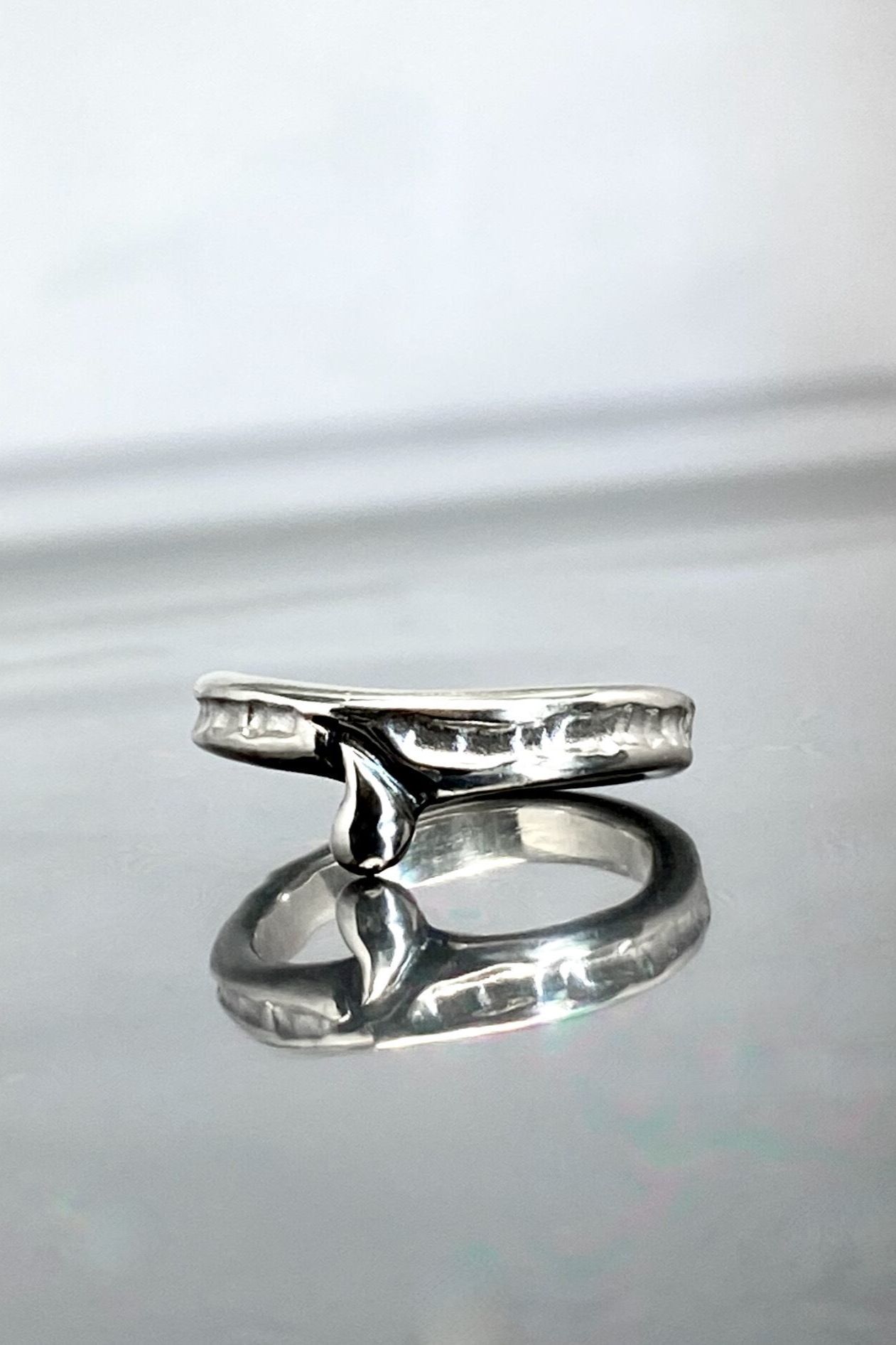 《受注生産》 TEARDROP RING リング 【GOD SIZE】 注文から2～3週間後入荷予定