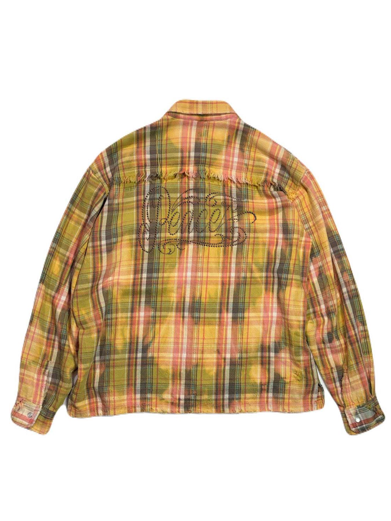 【予約品 8月23日(日) 締切】CO CHECK SHIRT/Peace / メタル / ベージュ