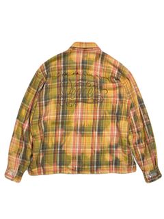 【予約品 8月23日(日) 締切】CO CHECK SHIRT/Peace / メタル / ベージュ