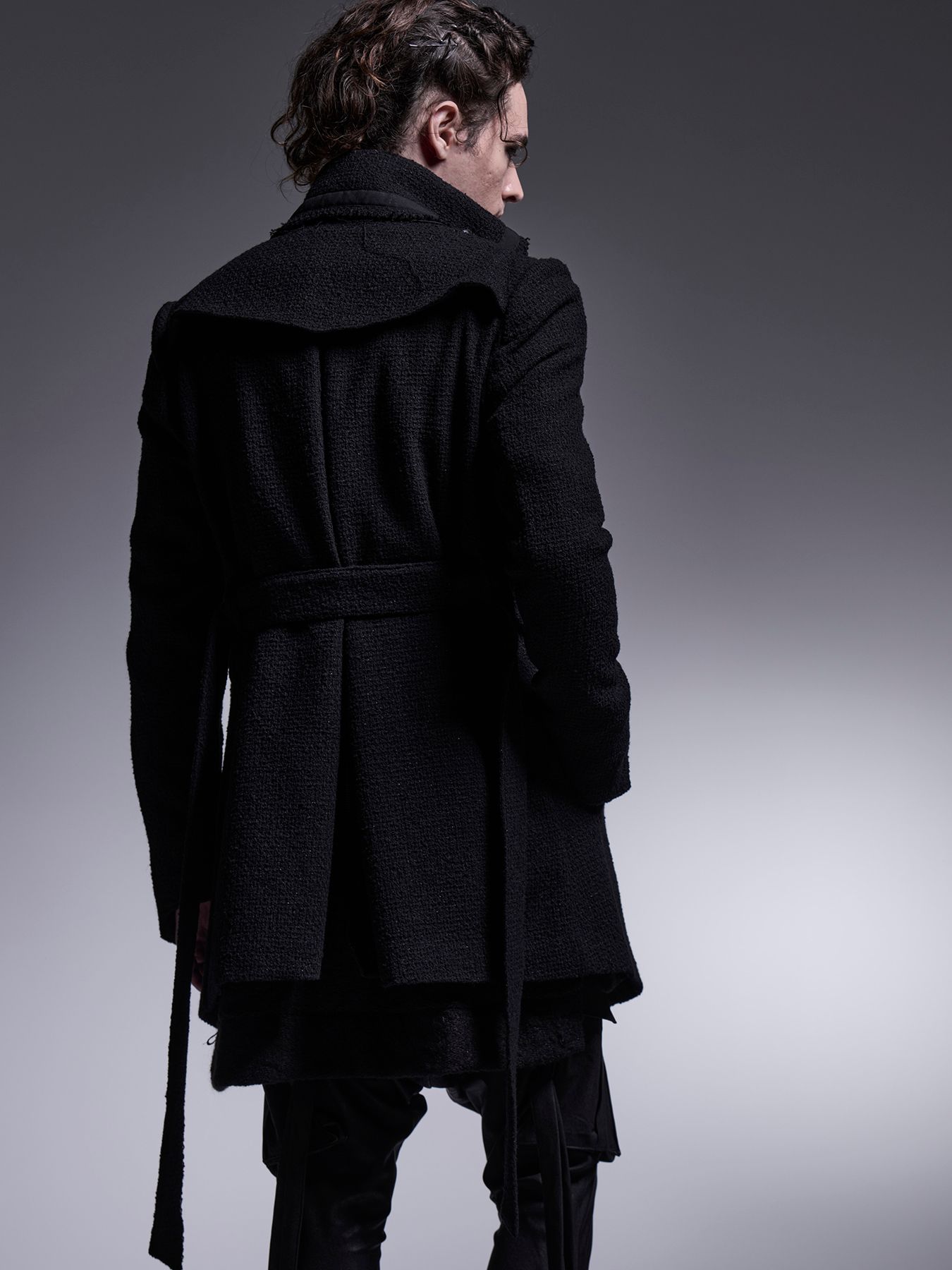【予約品 】Cut Off Napoleon Jacket / カットオフナポレオンジャケット / ブラック