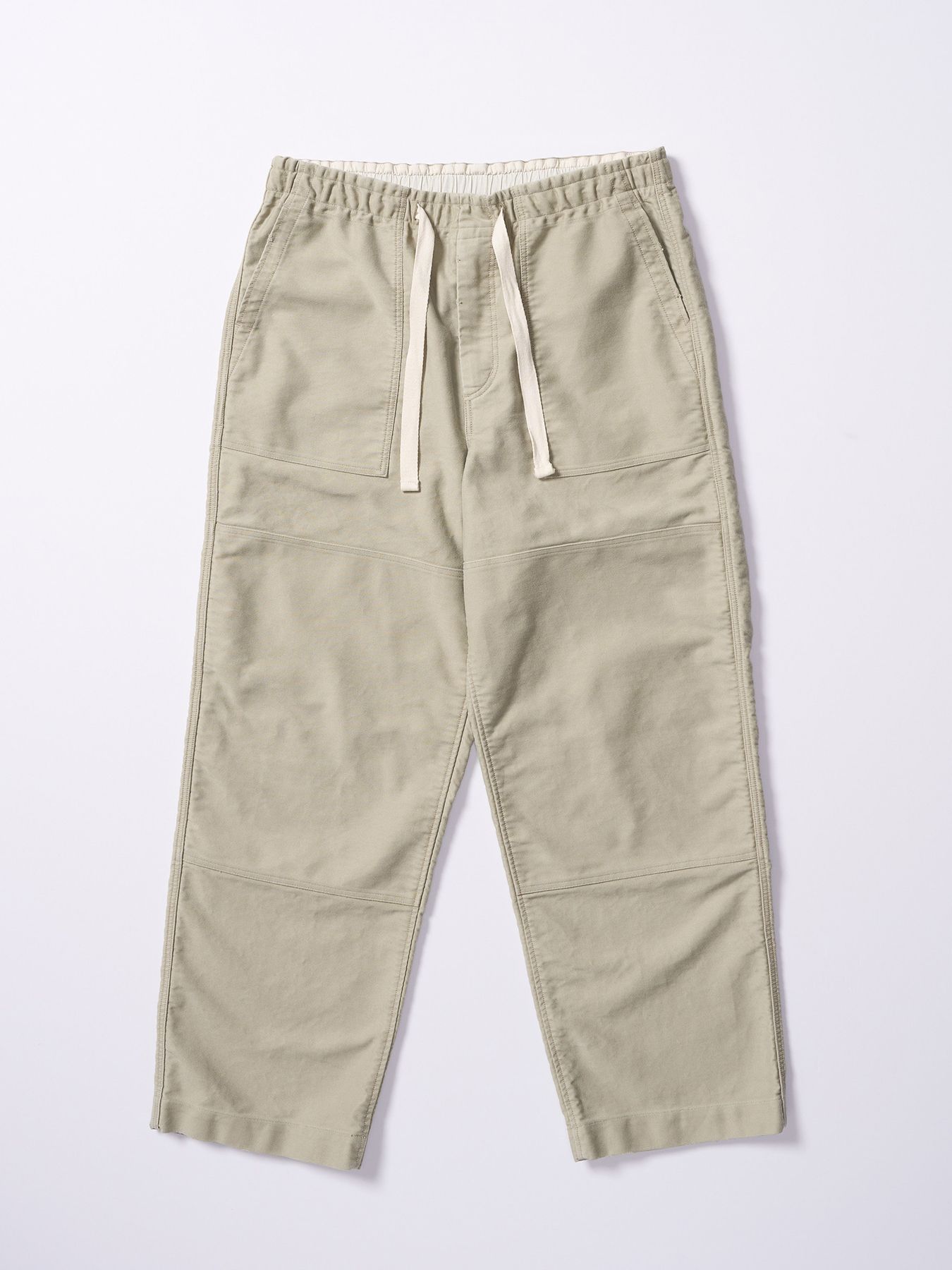 【予約品 4月19日(日) 18時締切】heavy moleskin work pants / ヘビーモールスキン ワークパンツ / ライトカーキ